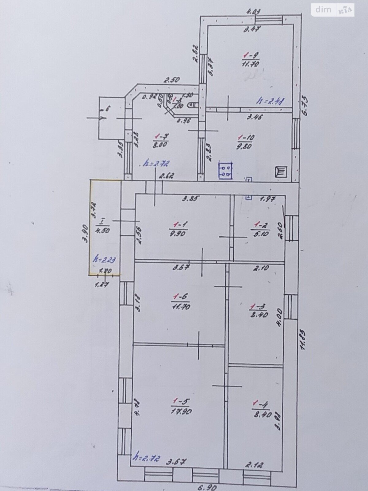 одноповерховий будинок з гаражем, 96 кв. м, цегла. Продаж в Миколаєві, район Богоявленський фото 1