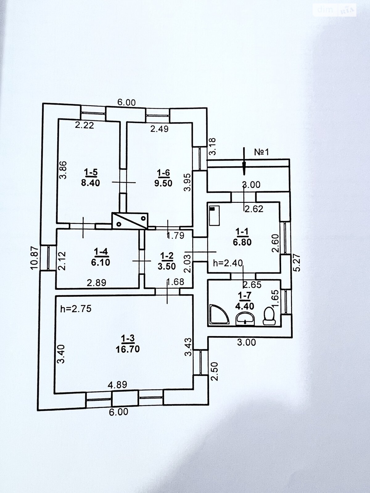 одноэтажный дом с гаражом, 55.4 кв. м, ракушечник (ракушняк). Продажа в Николаеве район Корабельный фото 1