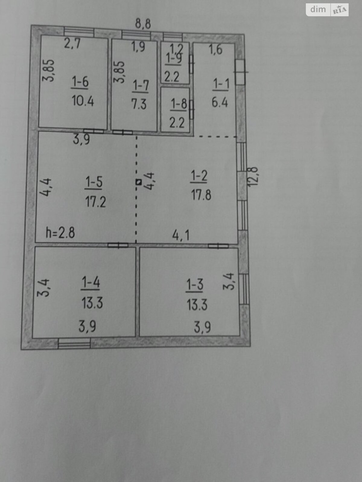 одноэтажный дом, 90.1 кв. м, газобетон. Продажа в Николаеве район Матвеевка фото 1