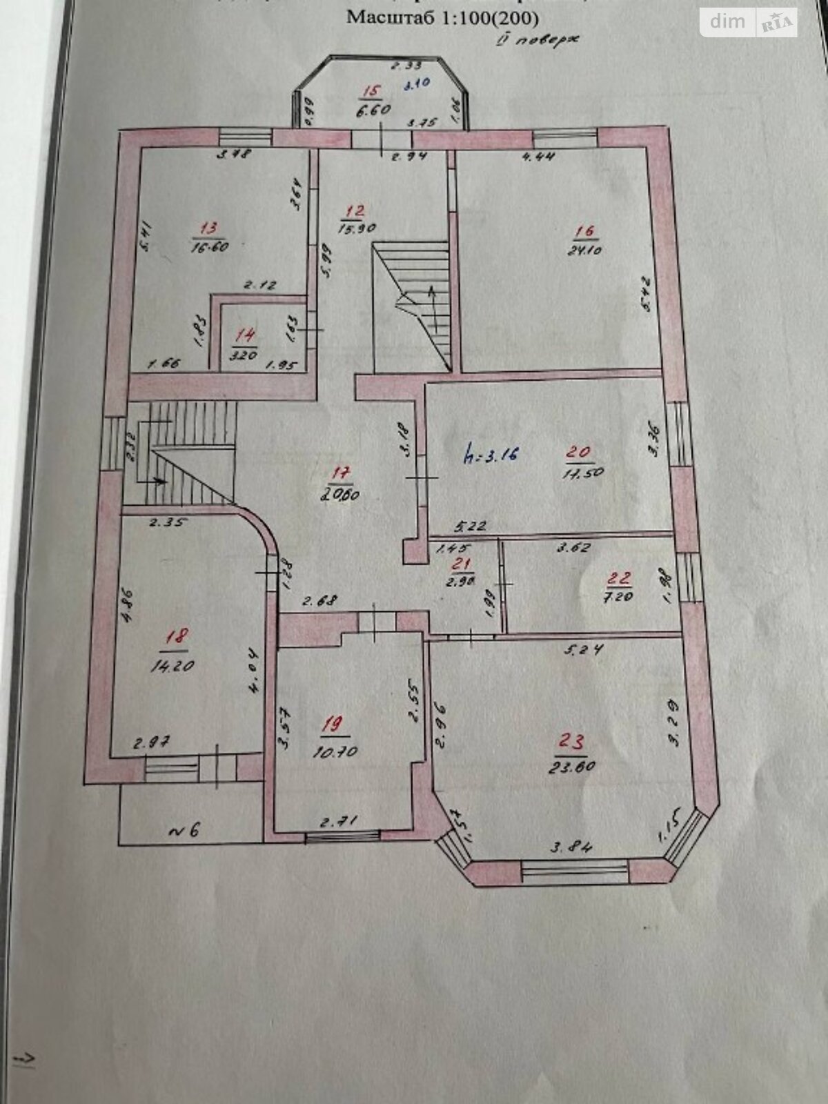 двоповерховий будинок з балконом, 450 кв. м, цегла. Продаж в Миколаєві, район Інгульський фото 1