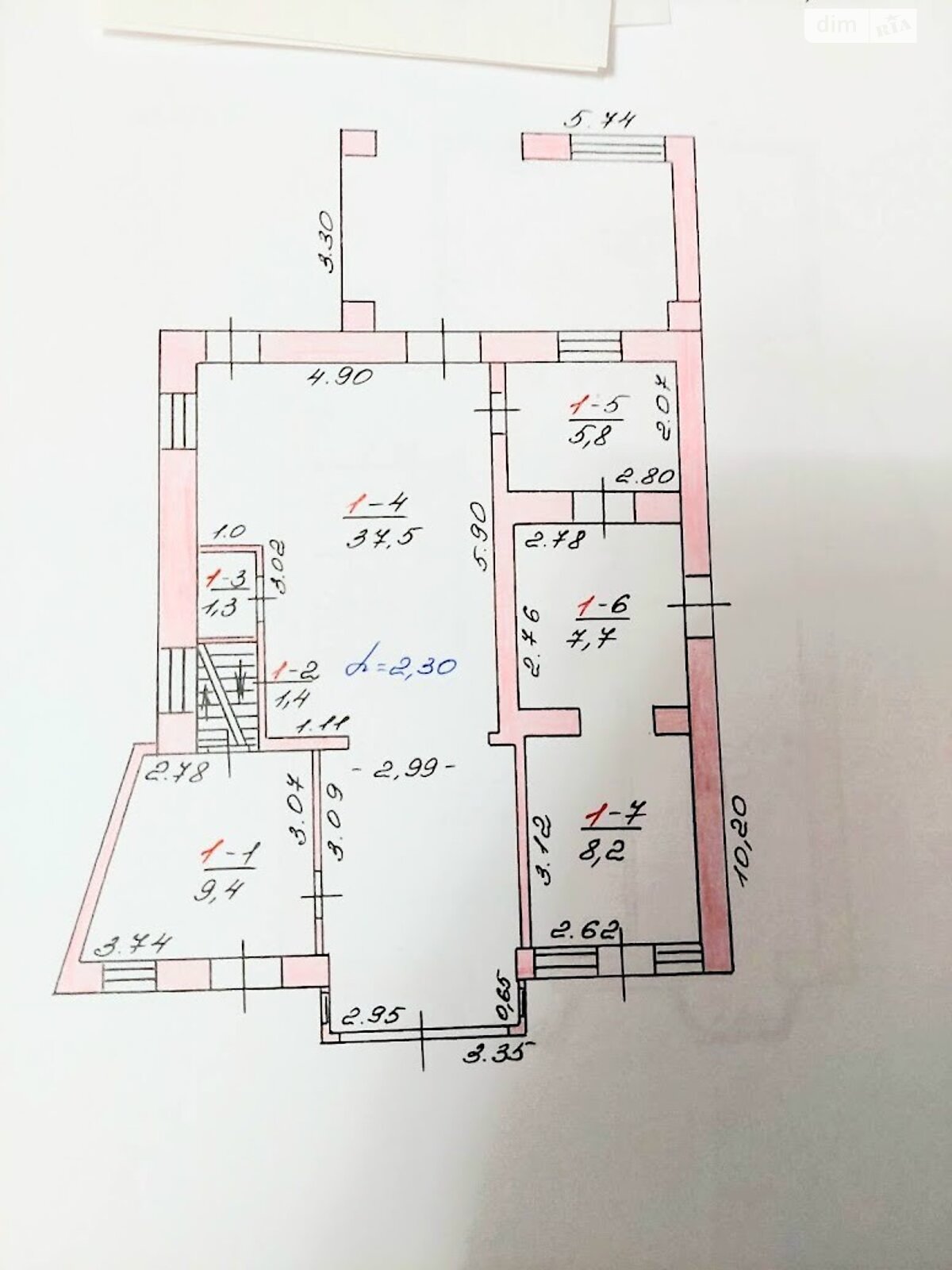 трехэтажный дом веранда, 224.4 кв. м, ракушечник (ракушняк). Продажа в Николаеве район Центральный фото 1