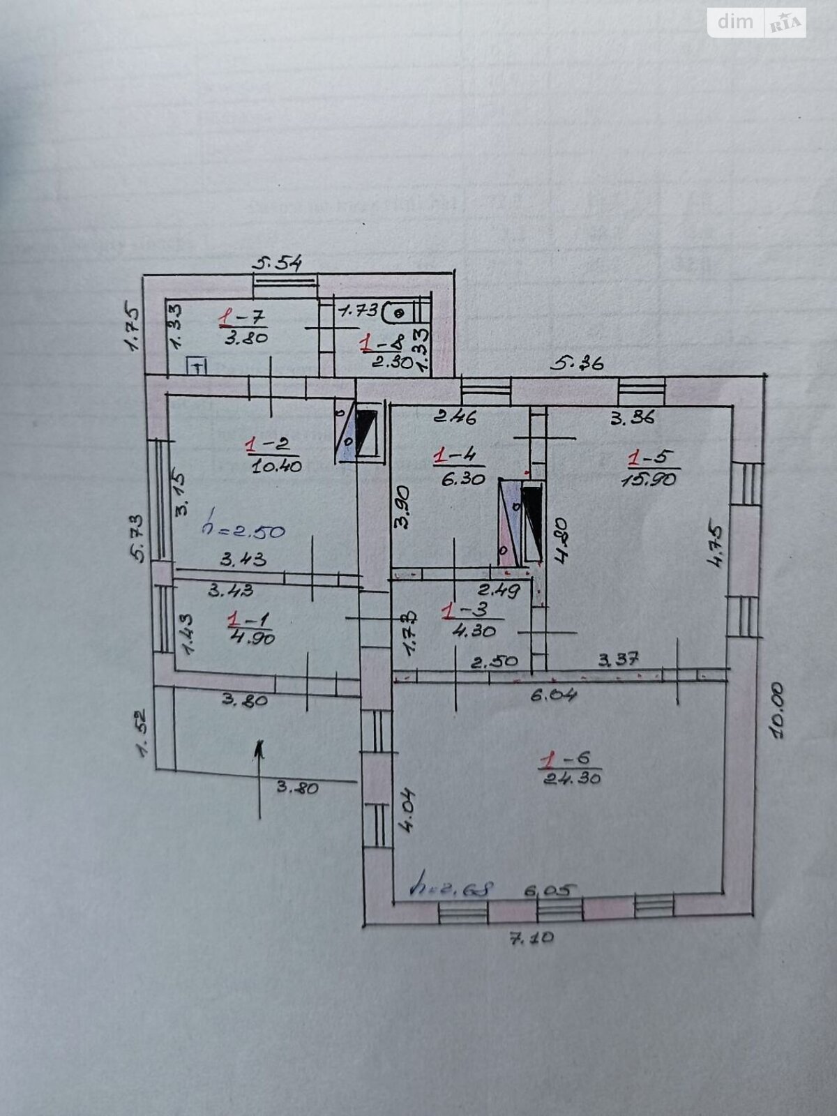 одноэтажный дом с гаражом, 72.2 кв. м, ракушечник (ракушняк). Продажа в Николаеве район Центральный фото 1