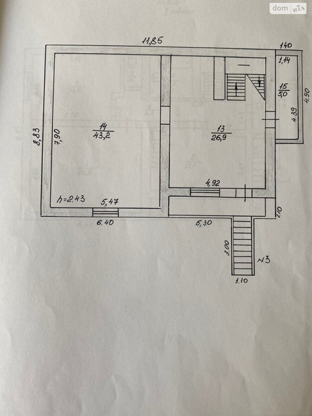 двухэтажный дом с балконом, 213 кв. м, кирпич. Продажа в Весняном фото 1