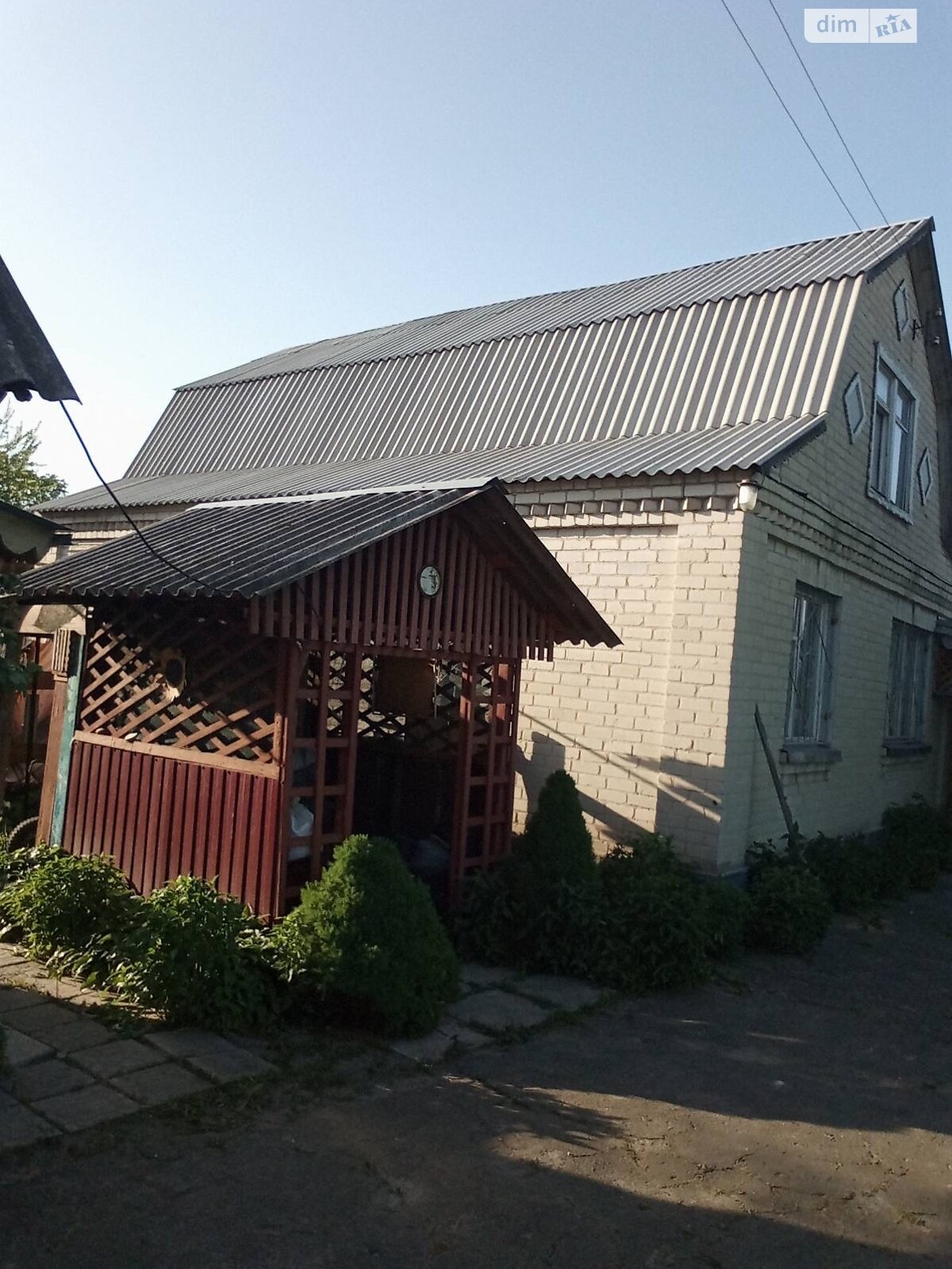 одноэтажный дом с верандой, 100 кв. м, кирпич. Продажа в Новой Буде фото 1