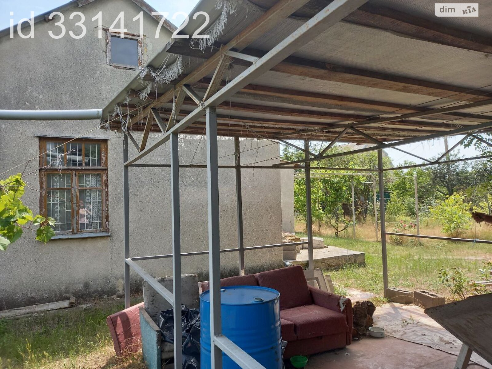 одноповерховий будинок, 40 кв. м, ракушечник (ракушняк). Продаж у Новій Дофінівці фото 1 одноповерховий будинок, 40 кв. м, ракушечник (ракушняк). Продаж у Новій Дофінівці фото 1