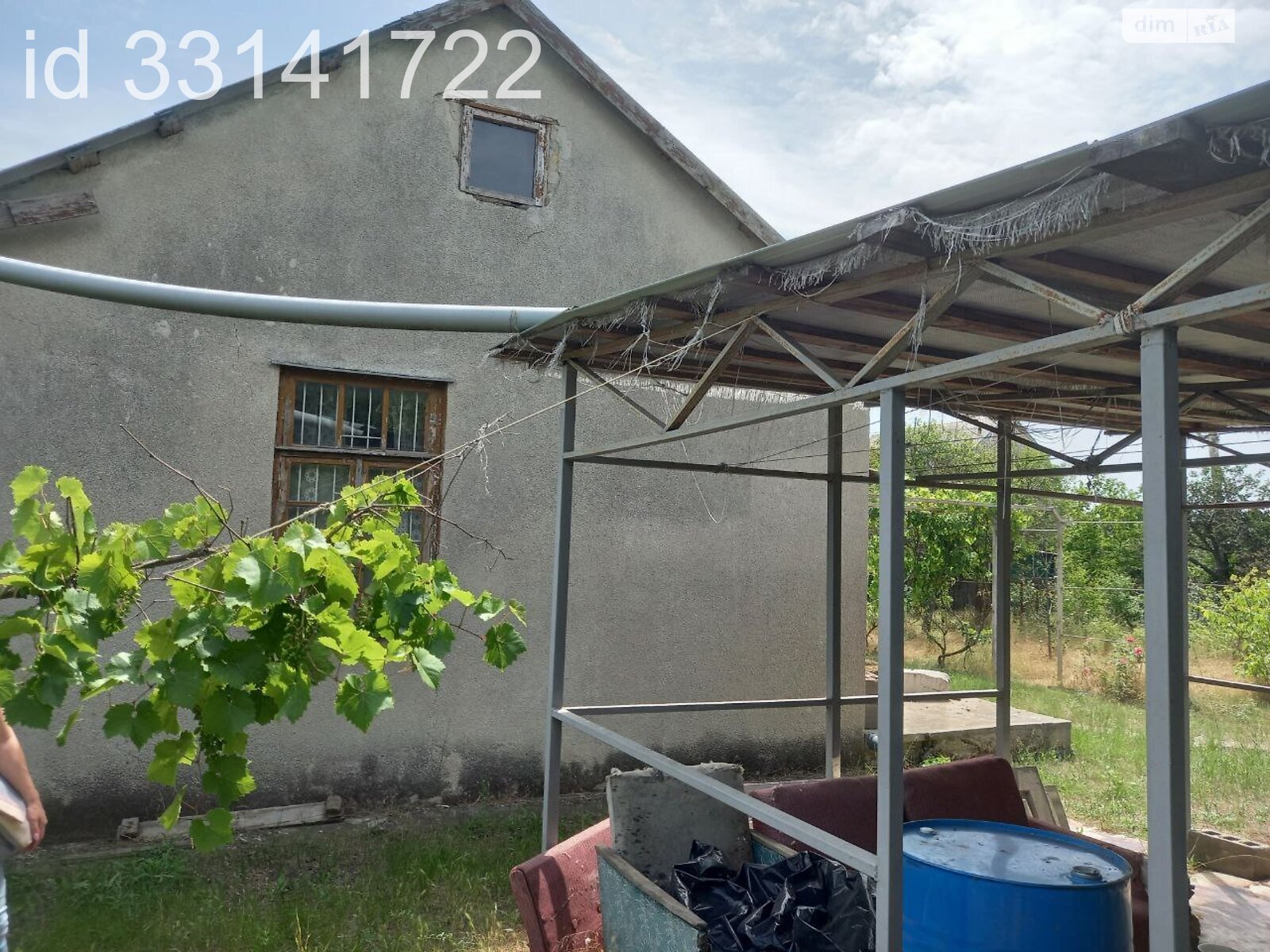 одноповерховий будинок, 40 кв. м, ракушечник (ракушняк). Продаж у Новій Дофінівці фото 1 одноповерховий будинок, 40 кв. м, ракушечник (ракушняк). Продаж у Новій Дофінівці фото 1