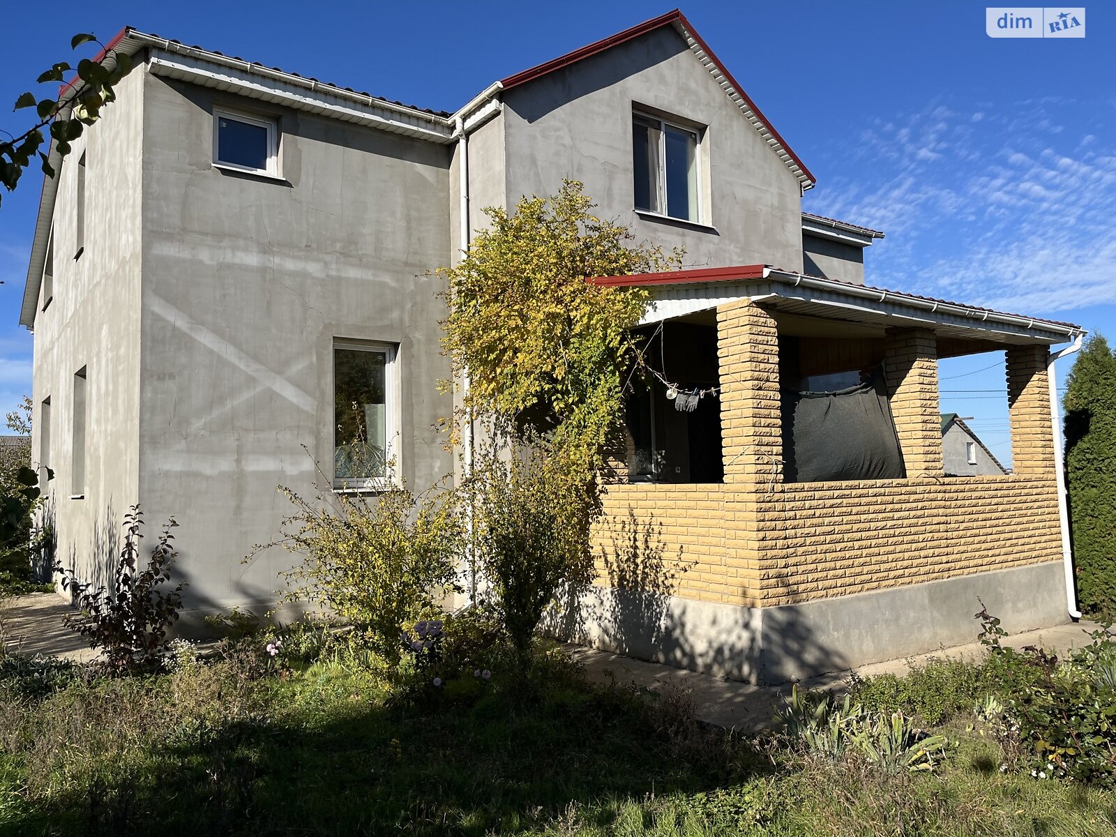 двухэтажный дом с верандой, 245.2 кв. м, ракушечник (ракушняк). Продажа в Новой Долине фото 1 двухэтажный дом с верандой, 245.2 кв. м, ракушечник (ракушняк). Продажа в Новой Долине фото 1