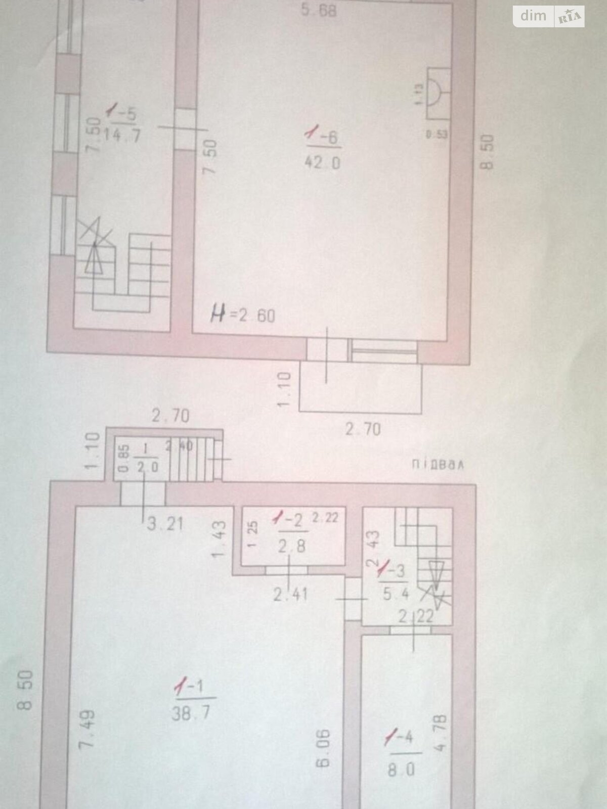 двоповерховий будинок, 110 кв. м, кирпич. Продаж у Новій Долині фото 1