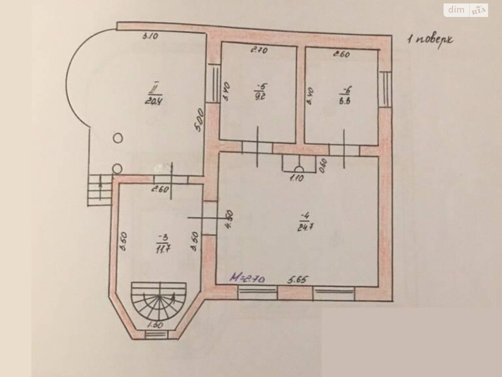 двоповерховий будинок, 160 кв. м, ракушечник (ракушняк). Продаж у Новій Долині фото 1