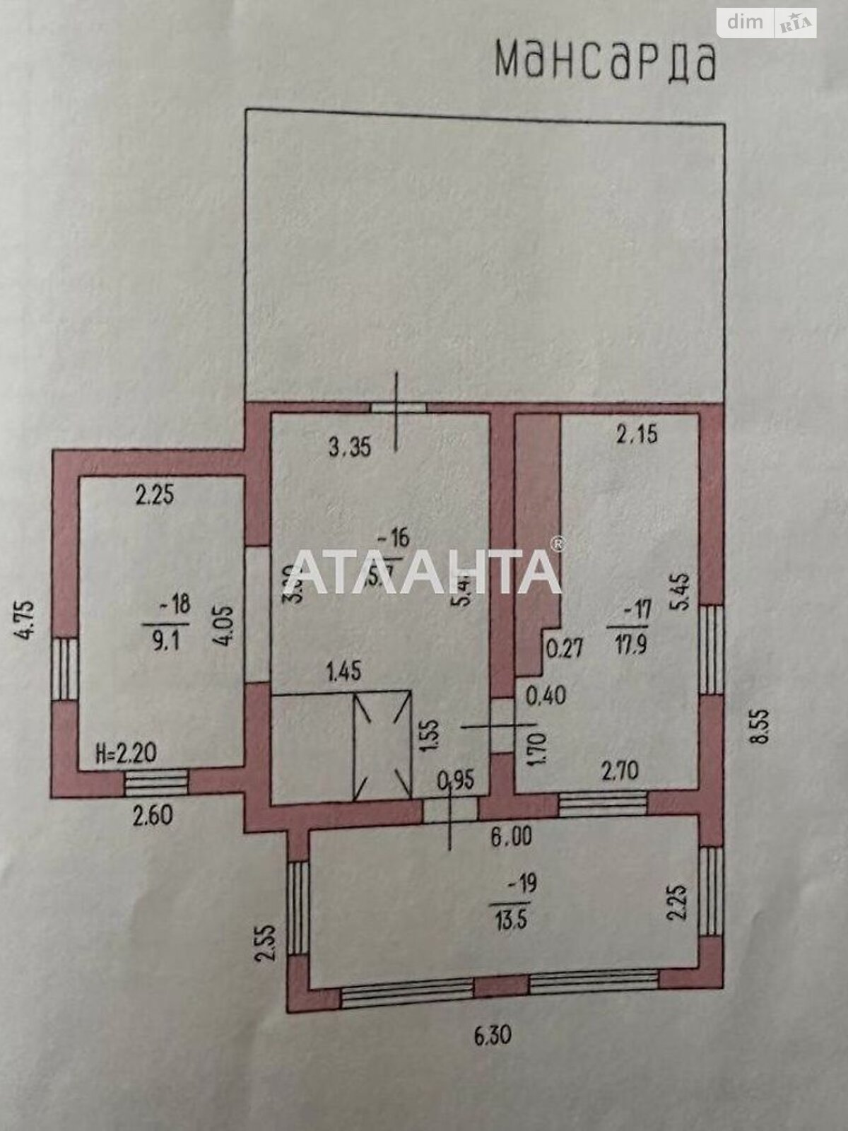 двухэтажный дом, 220 кв. м, ракушечник (ракушняк). Продажа в Новой Долине фото 1