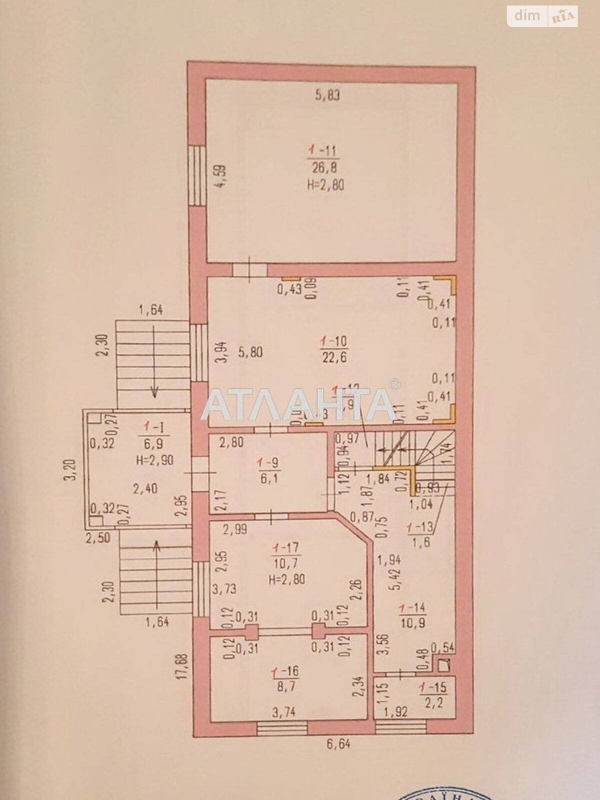 двухэтажный дом, 237 кв. м, ракушечник (ракушняк). Продажа в Новой Долине фото 1