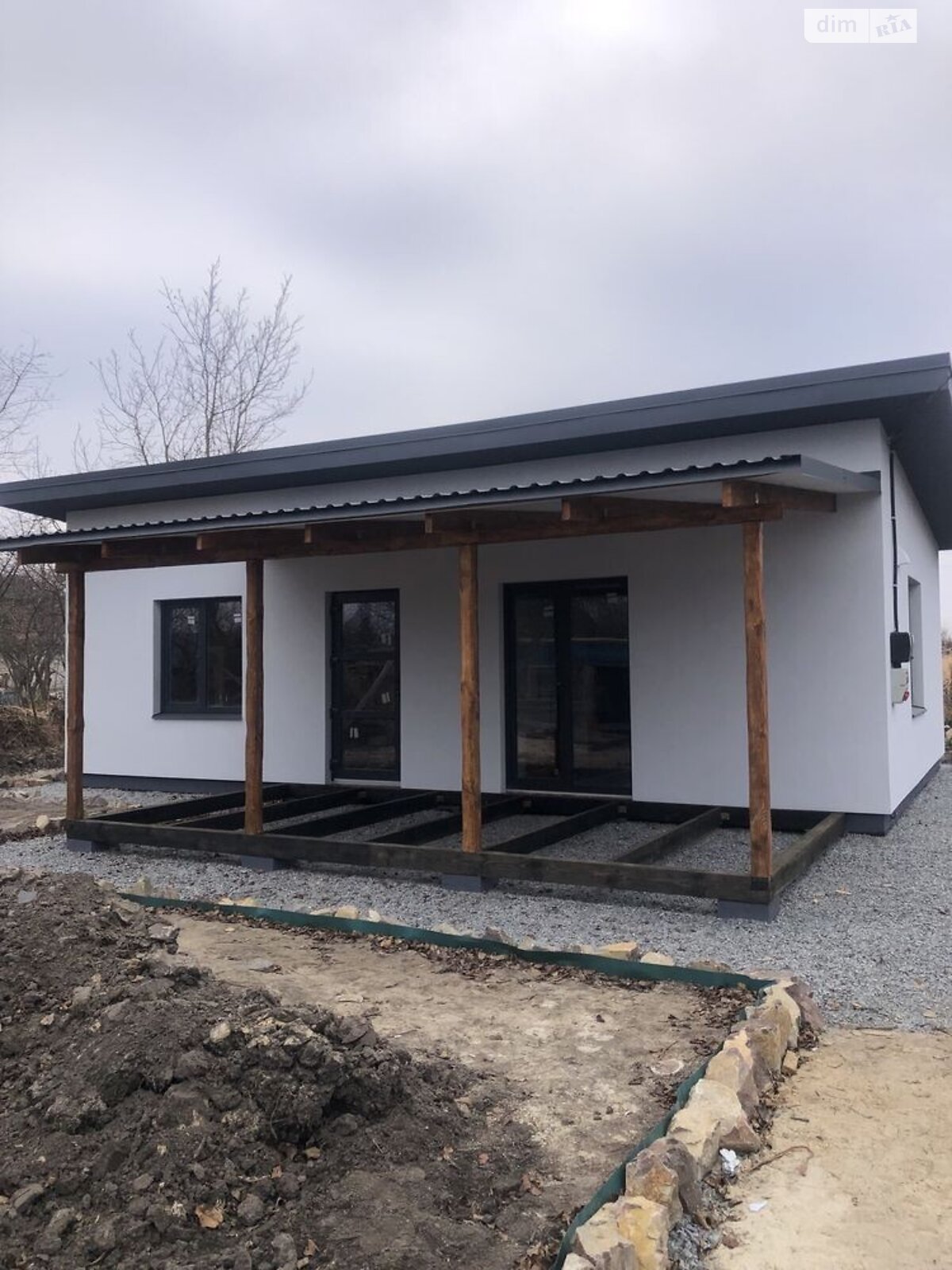 одноэтажный дом с отоплением, 45.9 кв. м, пеноблок. Продажа в Новой Украинке фото 1