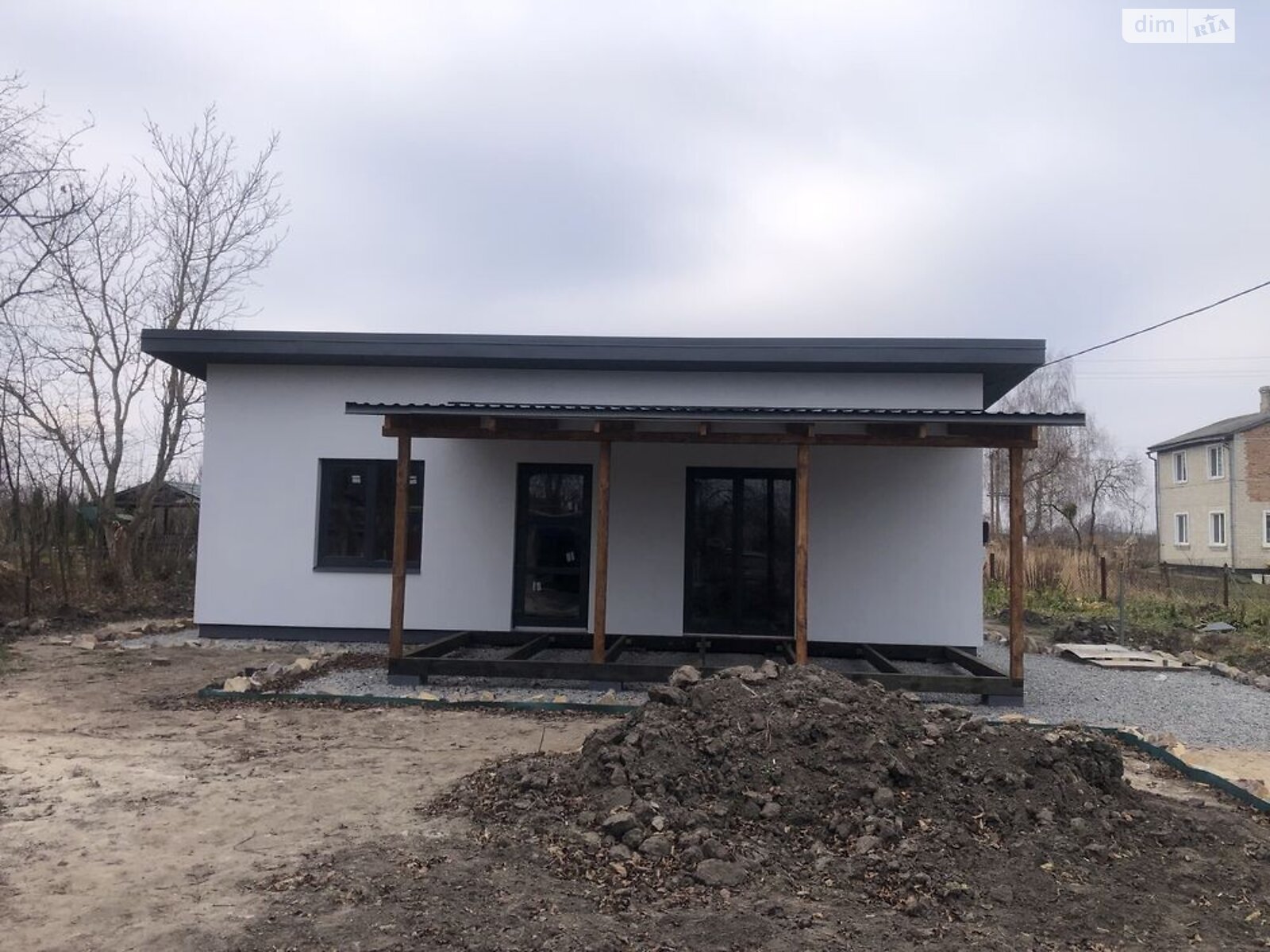 одноэтажный дом с отоплением, 45.9 кв. м, пеноблок. Продажа в Новой Украинке фото 1