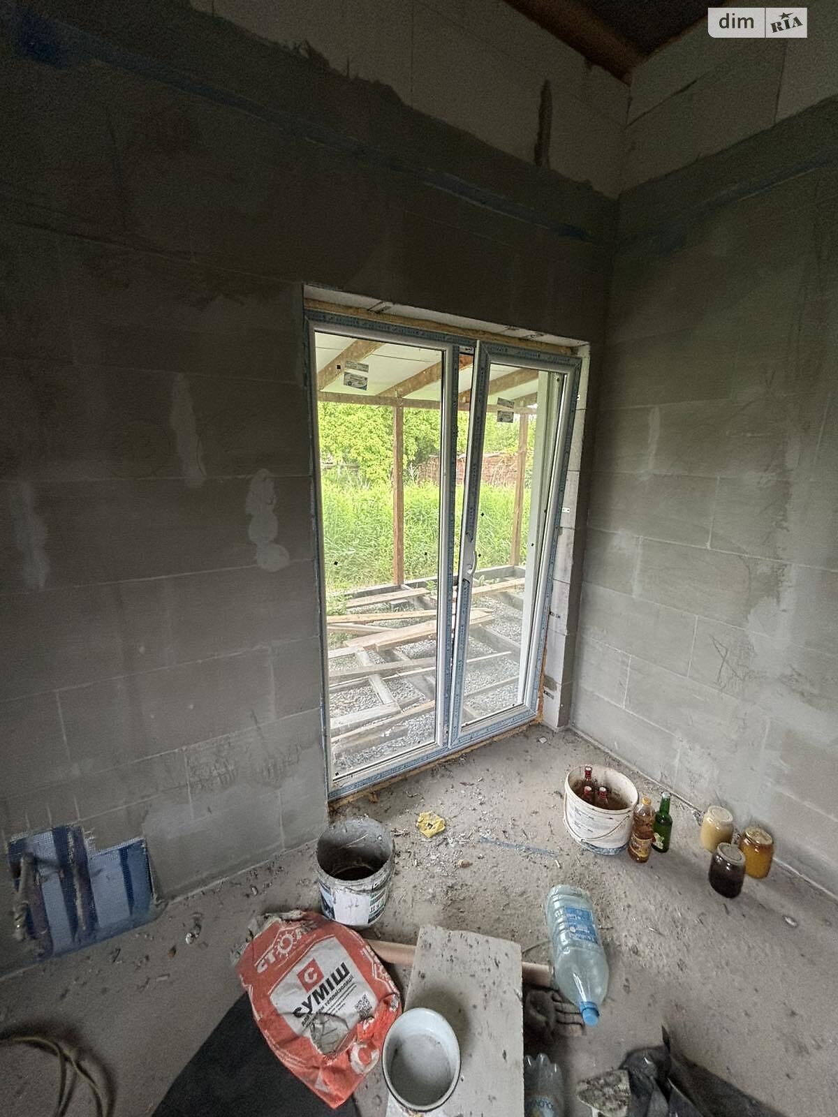 одноэтажный дом с отоплением, 45.9 кв. м, пеноблок. Продажа в Новой Украинке фото 1