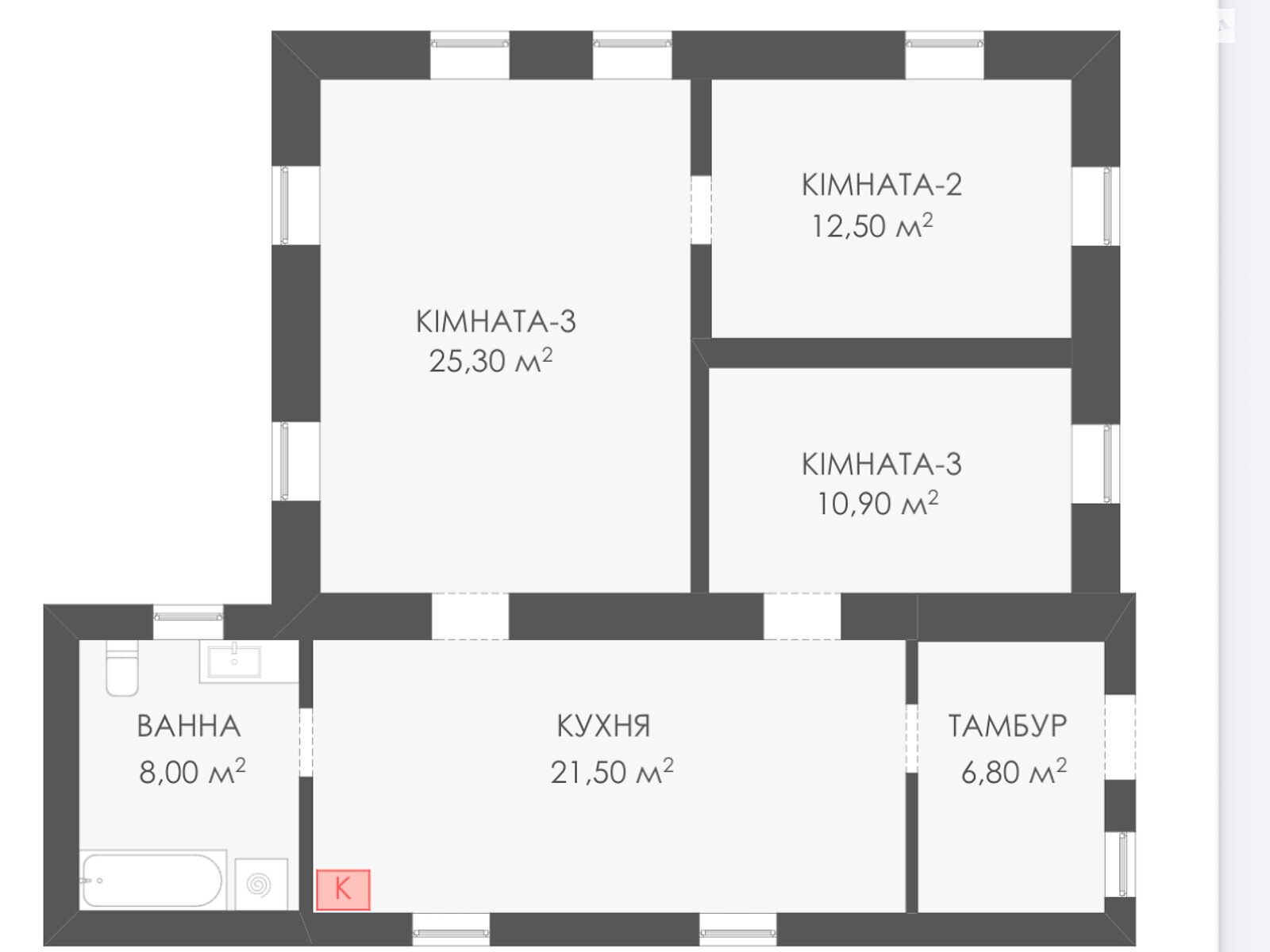одноэтажный дом с ремонтом, 85 кв. м, кирпич. Продажа в Новом фото 1 одноэтажный дом с ремонтом, 85 кв. м, кирпич. Продажа в Новом фото 1