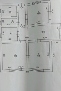 двухэтажный дом веранда, 200 кв. м, блочно-кирпичный. Продажа в Новом Селе фото 2