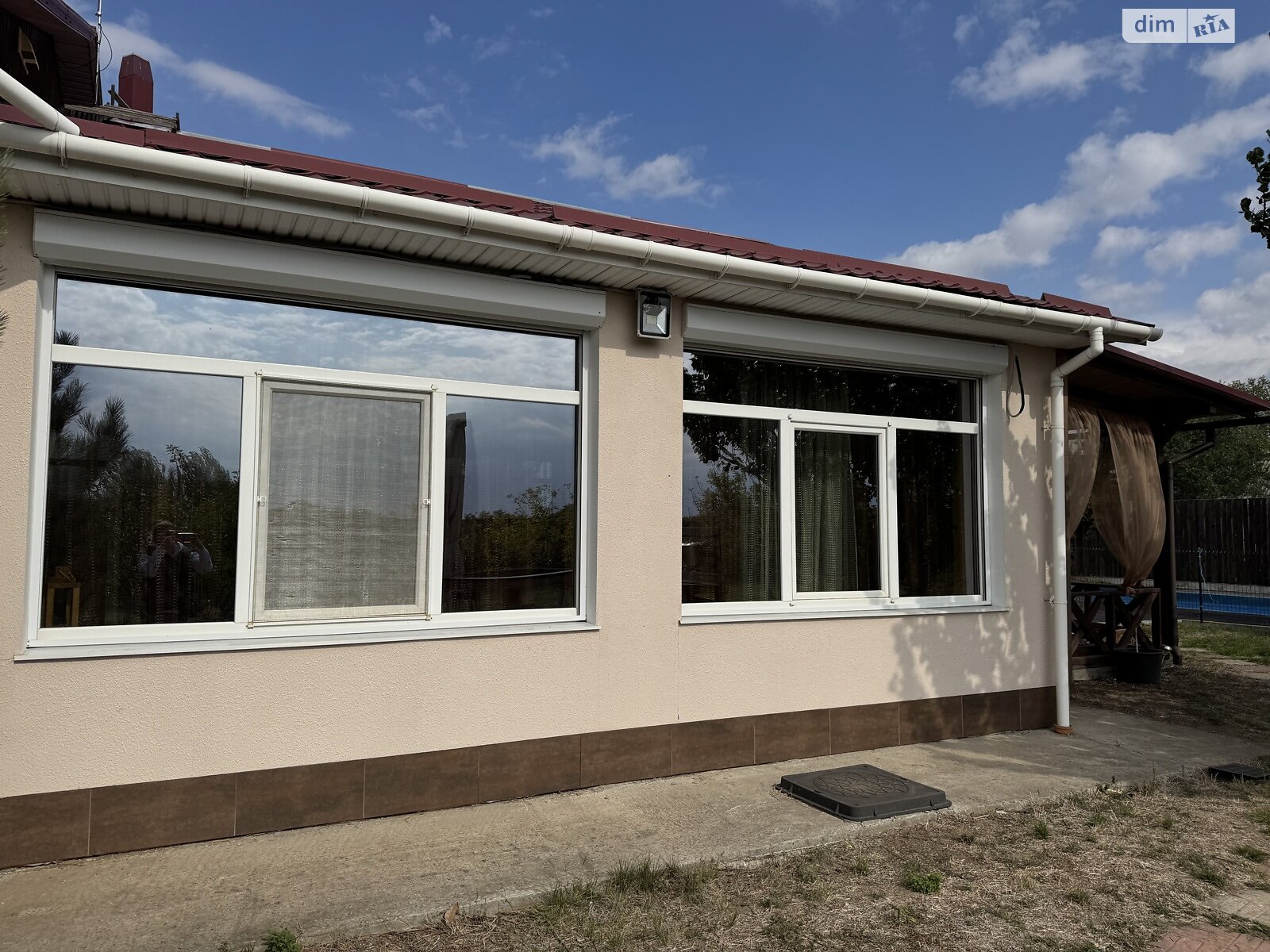 одноэтажный дом с верандой, 120 кв. м, кирпич. Продажа в Новокатещино фото 1