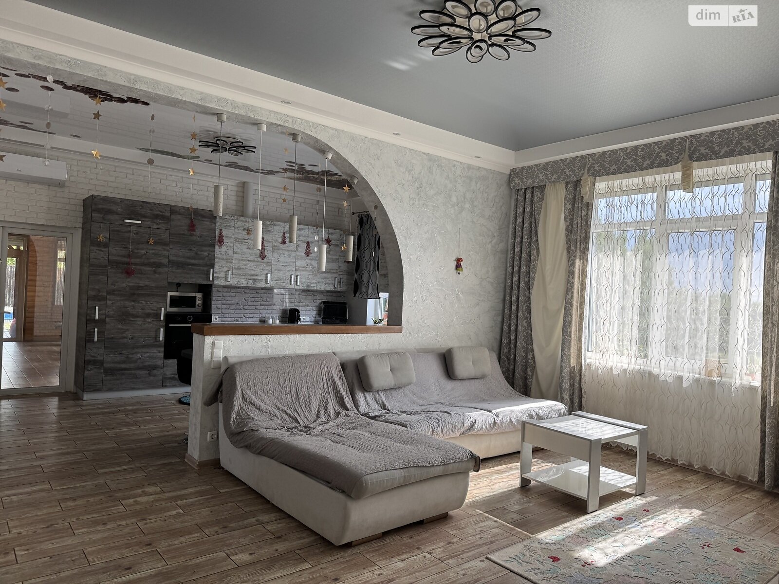 одноэтажный дом с верандой, 120 кв. м, кирпич. Продажа в Новокатещино фото 1