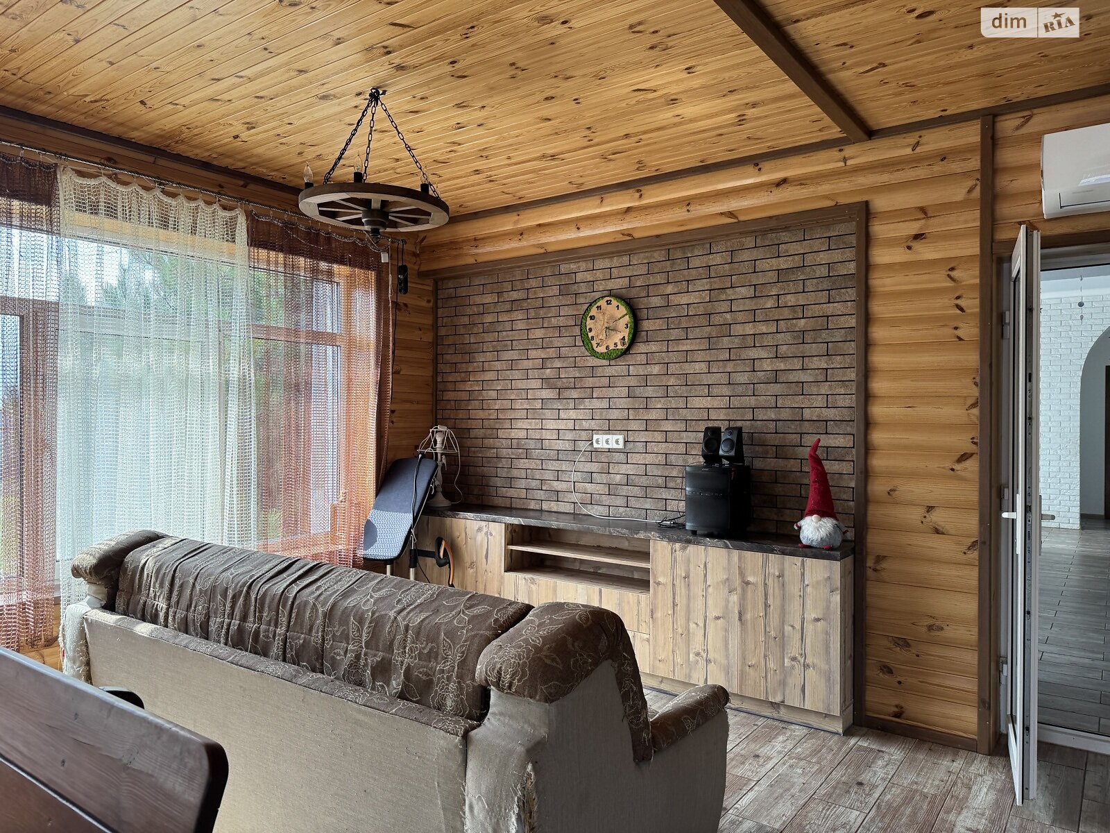 одноэтажный дом с верандой, 120 кв. м, кирпич. Продажа в Новокатещино фото 1