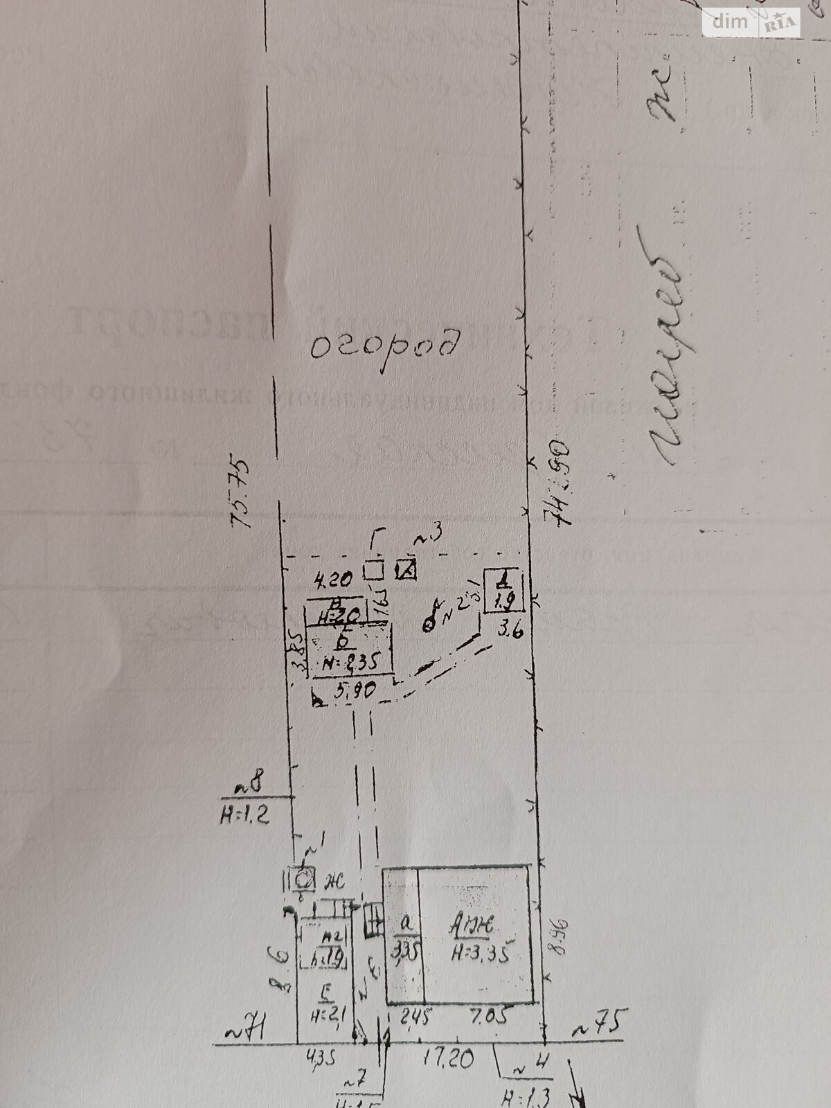 одноэтажный дом с гаражом, 80 кв. м, кирпич. Продажа в Новомосковске район Новомосковск фото 1