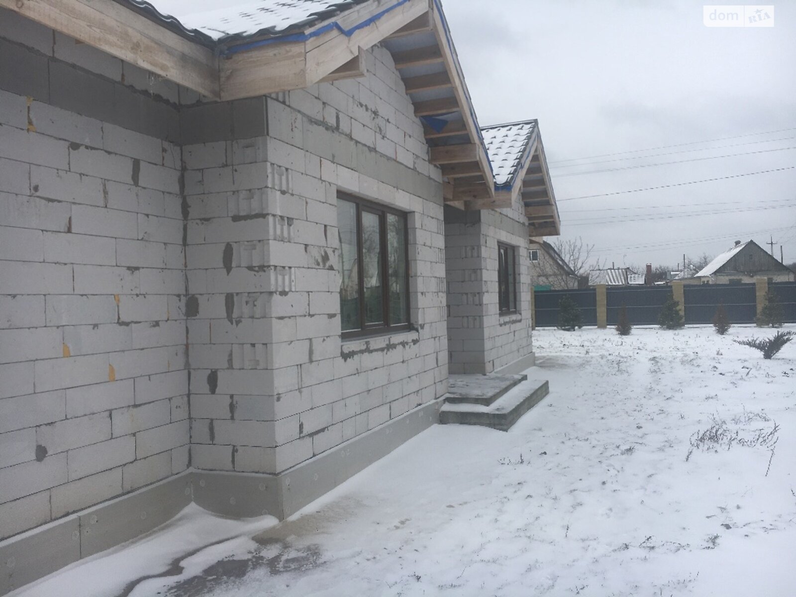 одноповерховий будинок веранда, 220 кв. м, газобетон. Продаж у Орлівщині фото 1