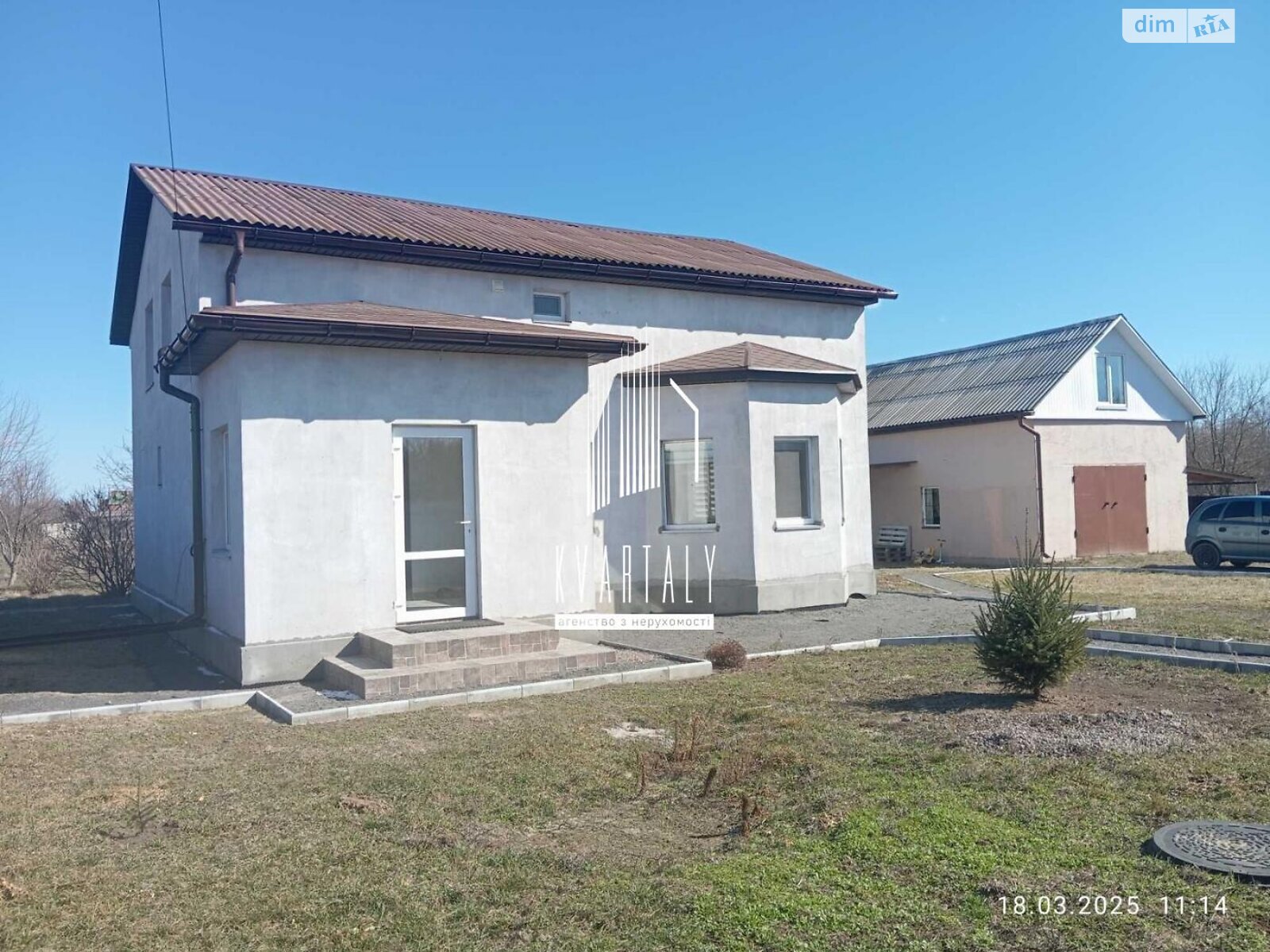 двухэтажный дом с гаражом, 151.9 кв. м, ракушечник (ракушняк). Продажа в Новоселках фото 1 двухэтажный дом с гаражом, 151.9 кв. м, ракушечник (ракушняк). Продажа в Новоселках фото 1