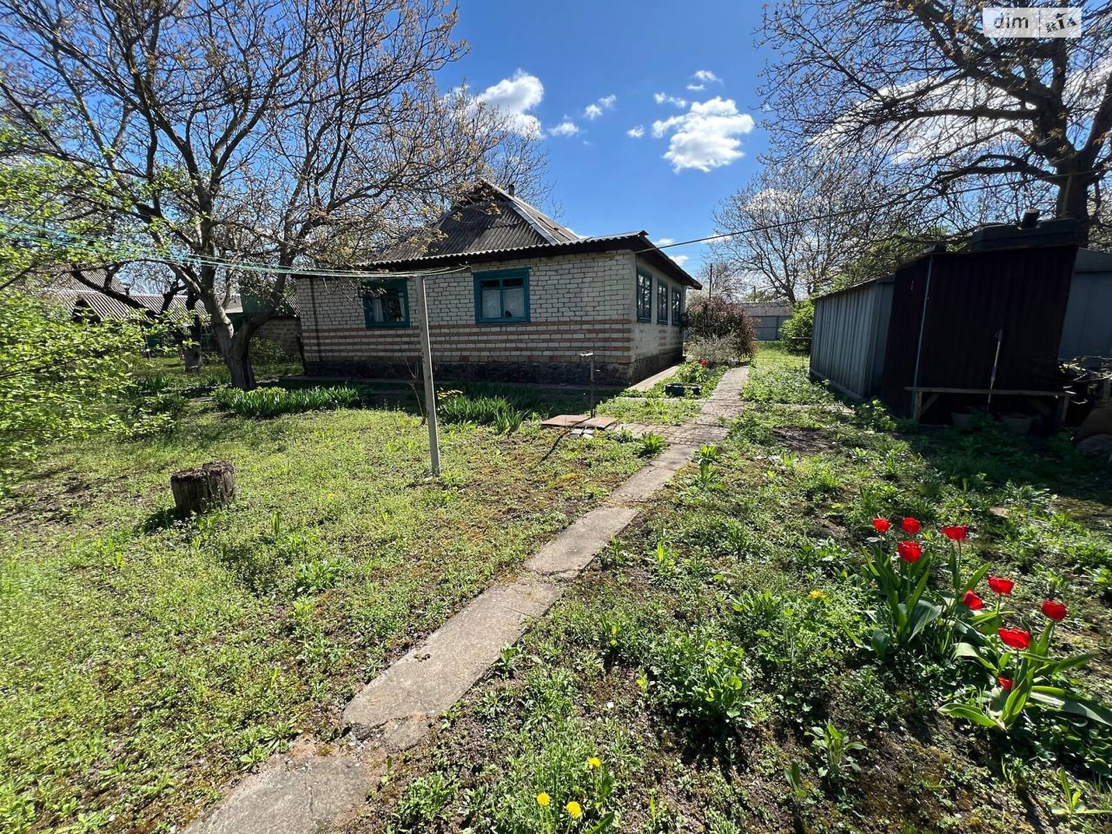 одноповерховий будинок з гаражем, 83.7 кв. м, дерево та цегла. Продаж у Новосілках фото 1 одноповерховий будинок з гаражем, 83.7 кв. м, дерево та цегла. Продаж у Новосілках фото 1