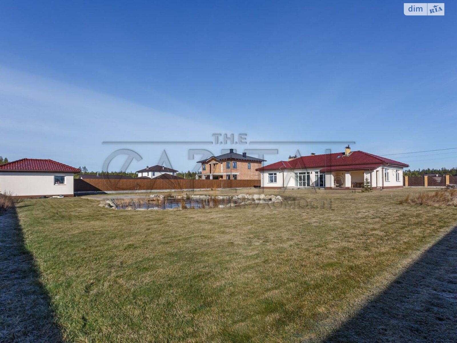 одноповерховий будинок з гаражем, 190 кв. м, цегла. Продаж у Новосілках фото 1 одноповерховий будинок з гаражем, 190 кв. м, цегла. Продаж у Новосілках фото 1