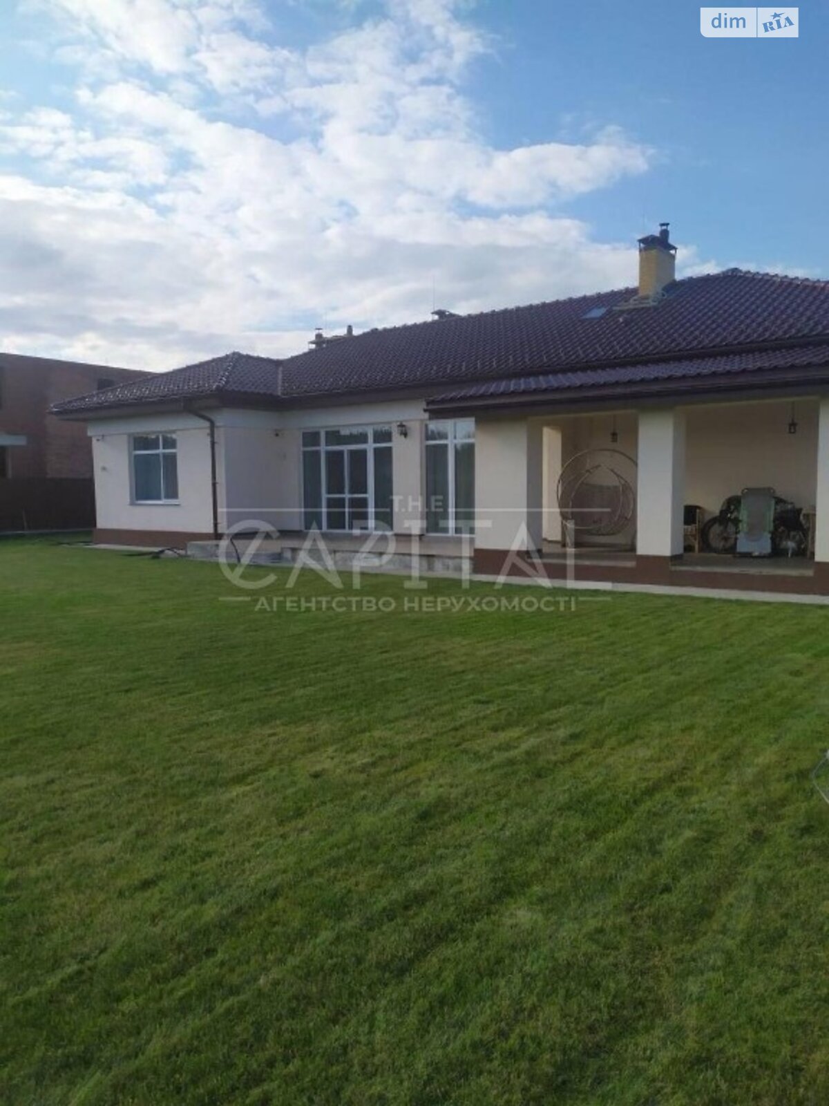 одноповерховий будинок з верандою, 190 кв. м, цегла. Продаж у Новосілках фото 1 одноповерховий будинок з верандою, 190 кв. м, цегла. Продаж у Новосілках фото 1