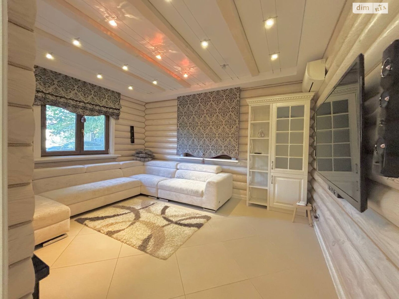 двоповерховий будинок з гаражем, 229 кв. м, зруб. Продаж у Новоселівці фото 1