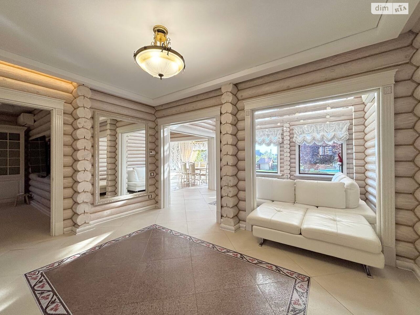 двоповерховий будинок з гаражем, 229 кв. м, зруб. Продаж у Новоселівці фото 1