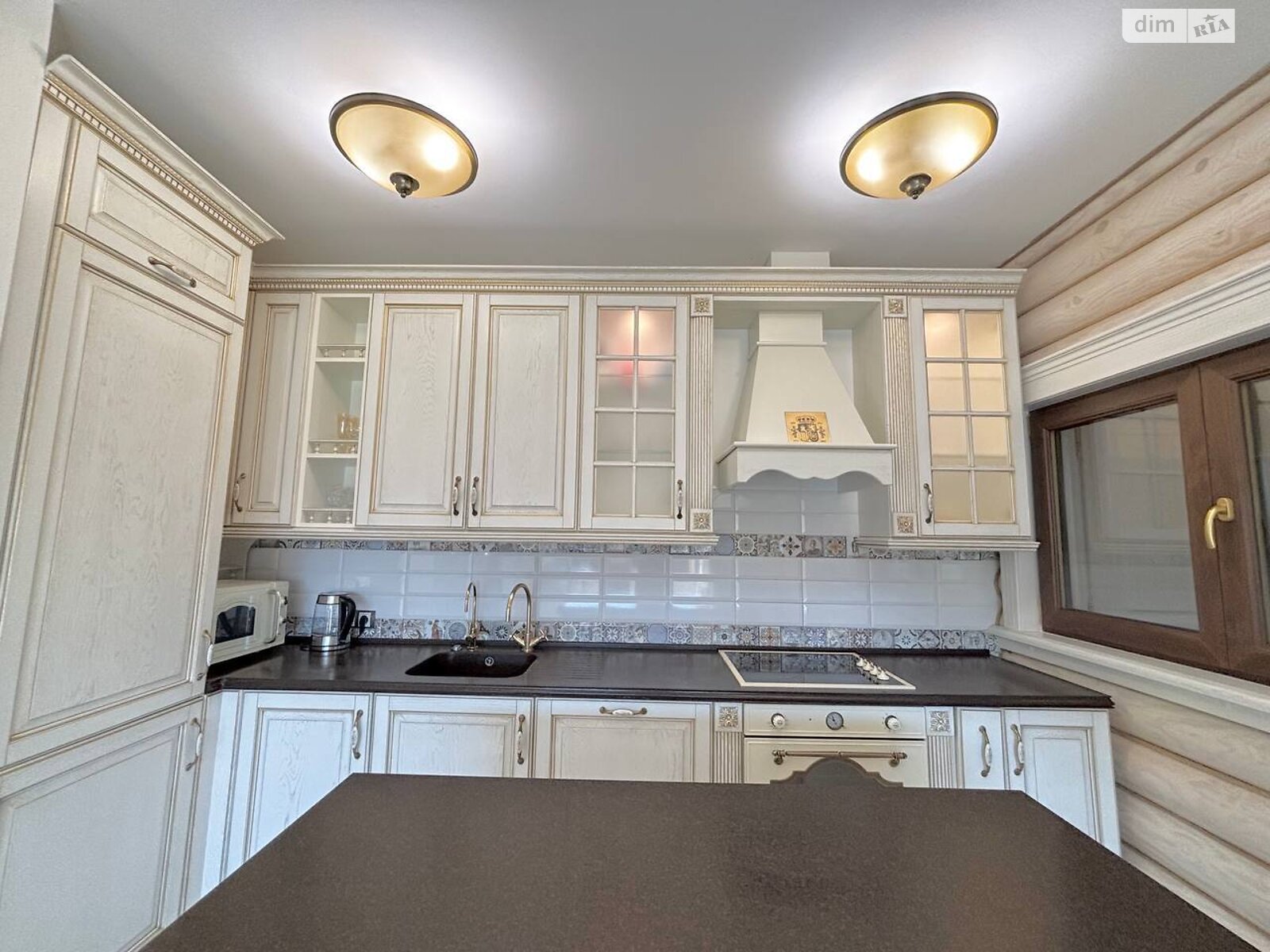 двоповерховий будинок з гаражем, 229 кв. м, зруб. Продаж у Новоселівці фото 1