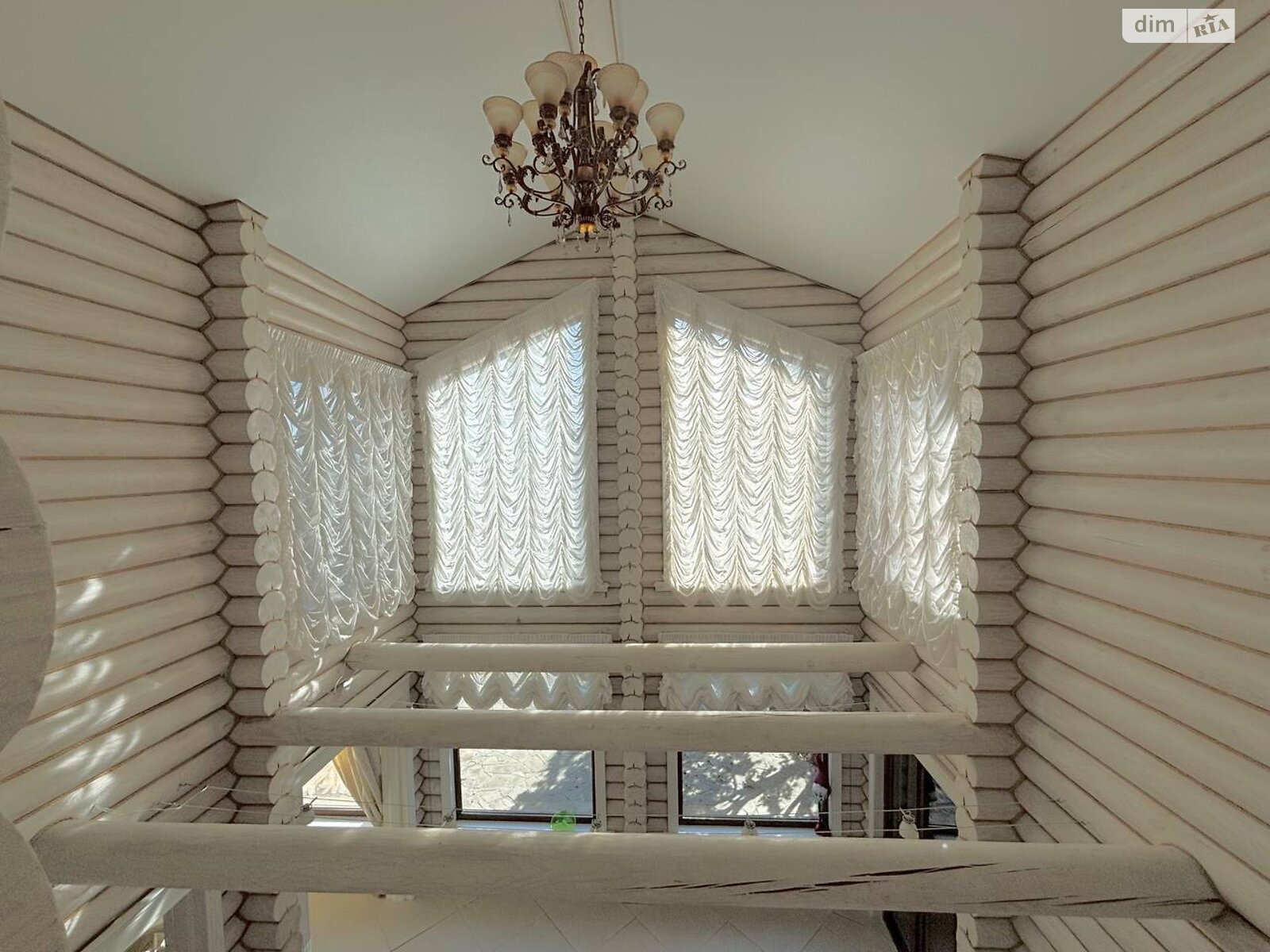 двоповерховий будинок з гаражем, 229 кв. м, зруб. Продаж у Новоселівці фото 1