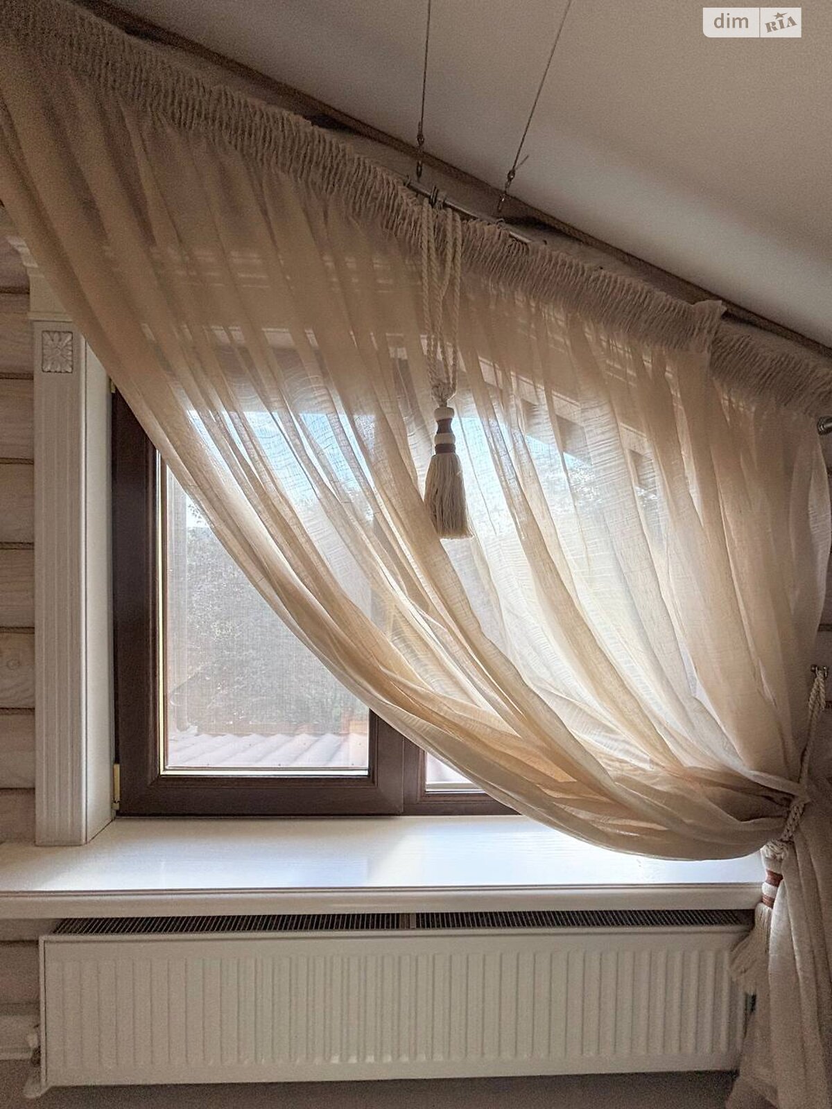 двоповерховий будинок з гаражем, 229 кв. м, зруб. Продаж у Новоселівці фото 1