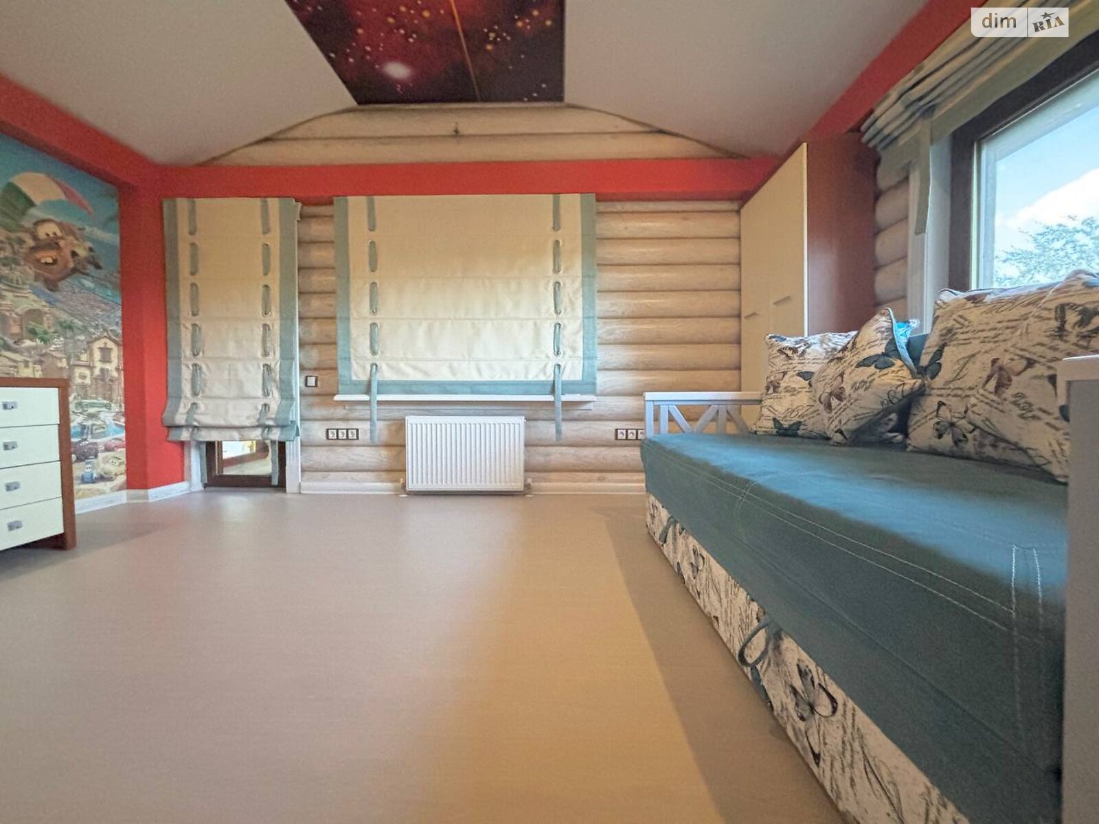 двоповерховий будинок з гаражем, 229 кв. м, зруб. Продаж у Новоселівці фото 1