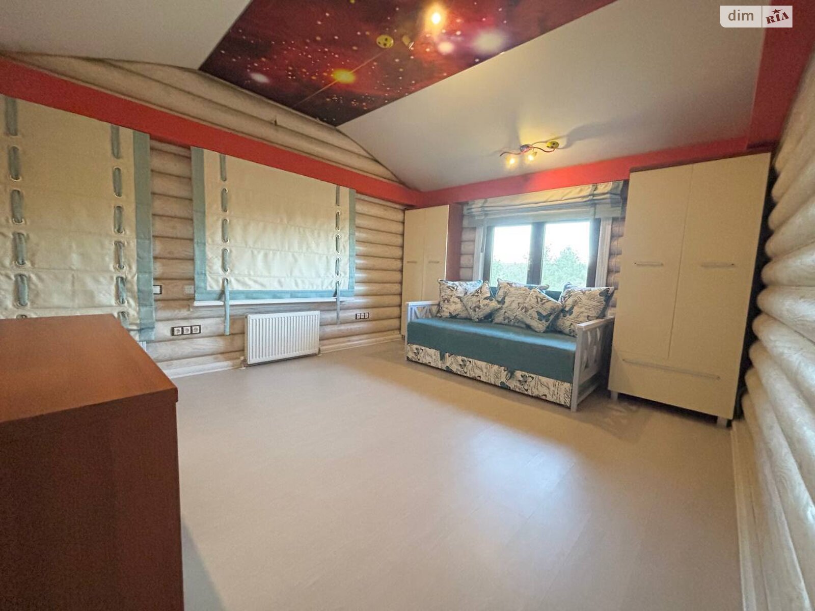 двоповерховий будинок з гаражем, 229 кв. м, зруб. Продаж у Новоселівці фото 1