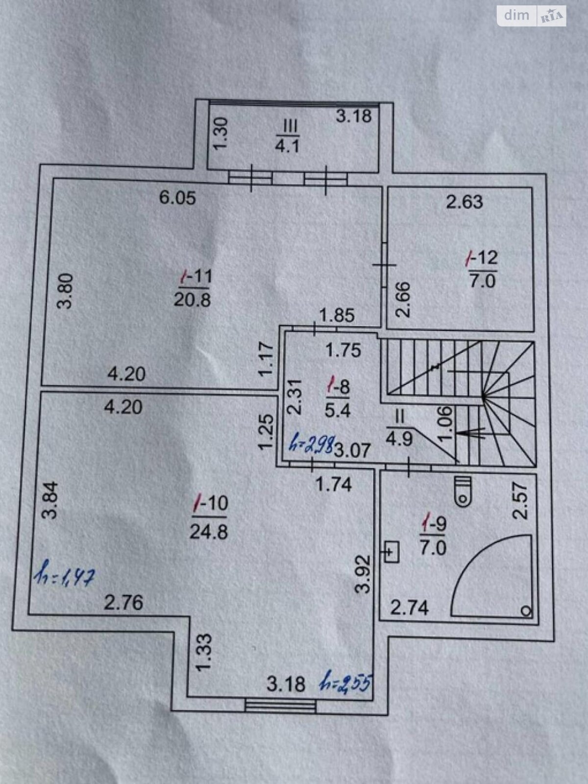 двухэтажный дом беседка, 145 кв. м, кирпич. Продажа в Новых Безрадичах фото 1