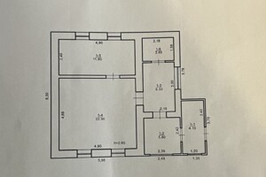 одноэтажный дом с гаражом, 75.2 кв. м, кирпич. Продажа в НовыйБуге район Новый Буг фото 2