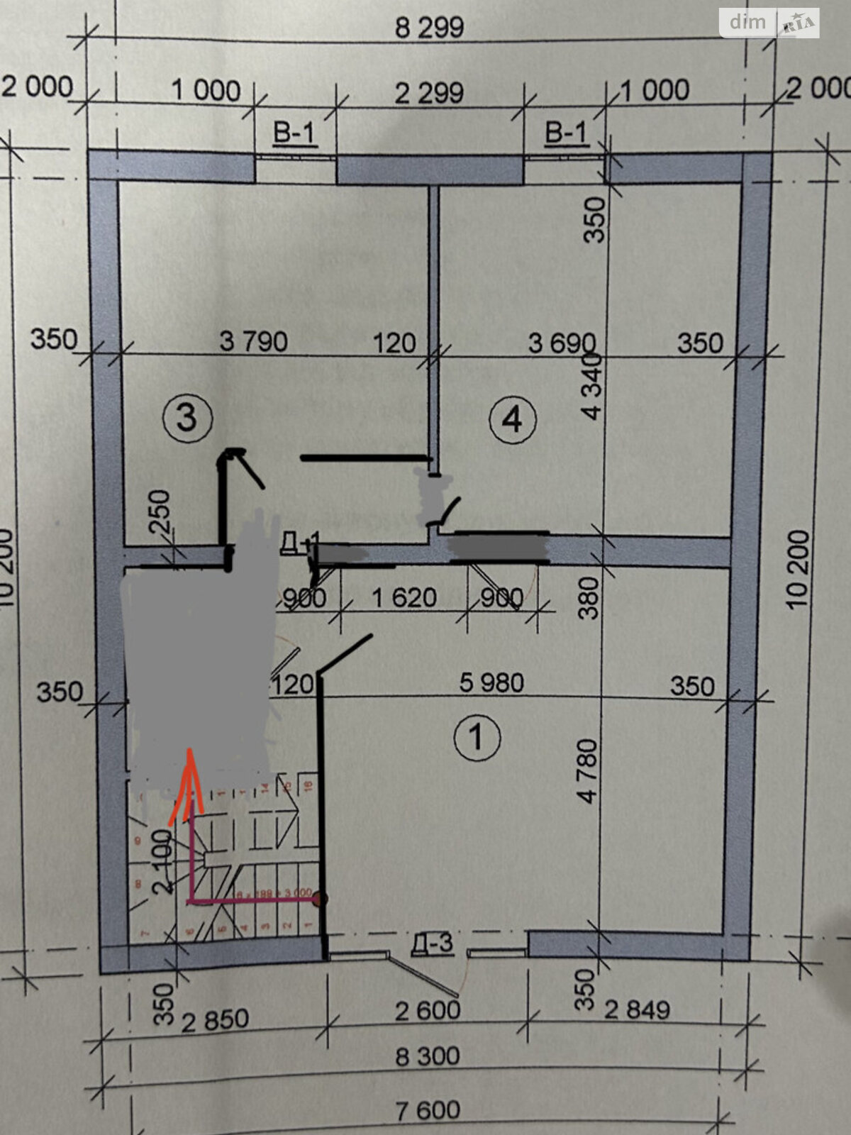 двухэтажный дом с гаражом, 182.4 кв. м, кирпич. Продажа в Обарове фото 1
