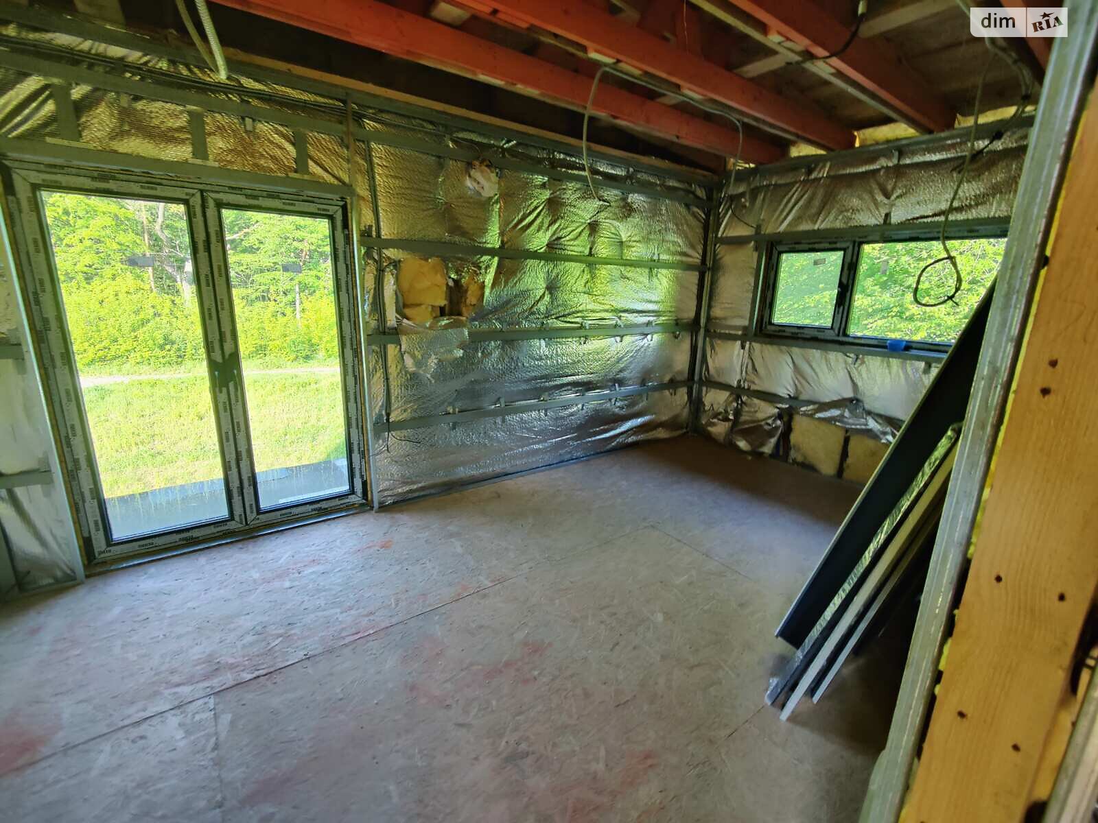 двухэтажный дом с балконом, 200 кв. м, каркасно-щитовой. Продажа в Оброшином фото 1