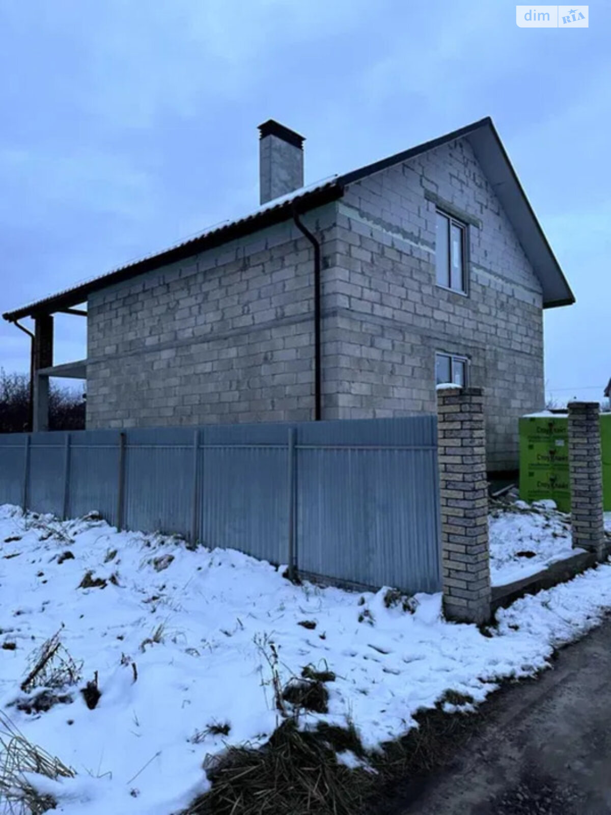 двоповерховий будинок, 150 кв. м, шлакоблок. Продаж у Оброшине фото 1