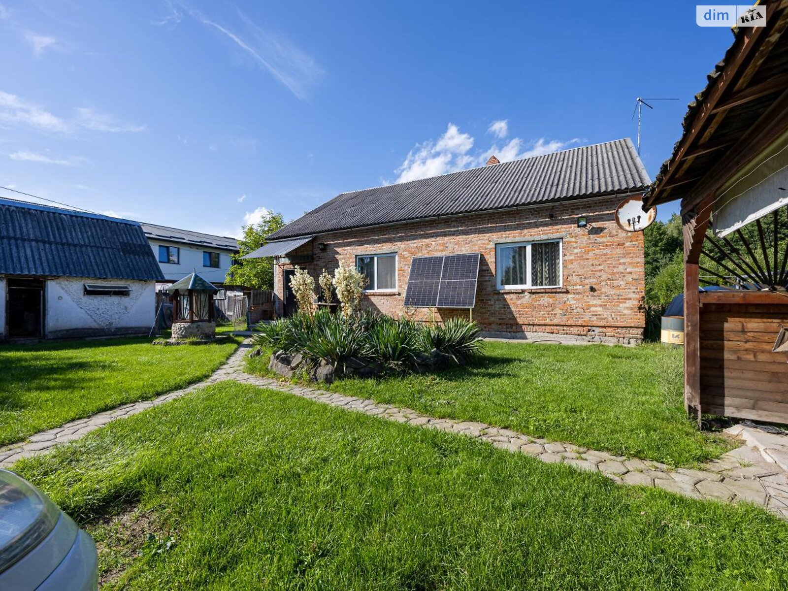 одноповерховий будинок з опаленням, 101 кв. м, цегла. Продаж у Оброшине фото 1