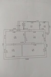одноповерховий будинок з гаражем, 70 кв. м, шлакоблок. Продаж у Обухові фото 2