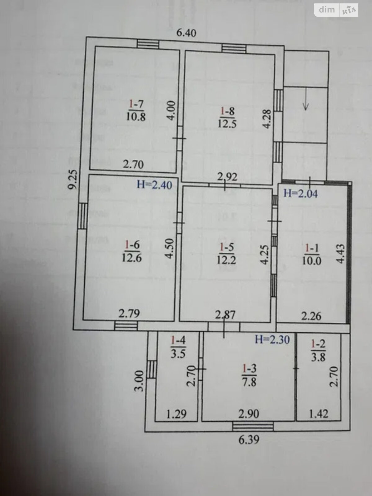 одноэтажный дом, 73 кв. м, кирпич. Продажа в Обухове фото 1
