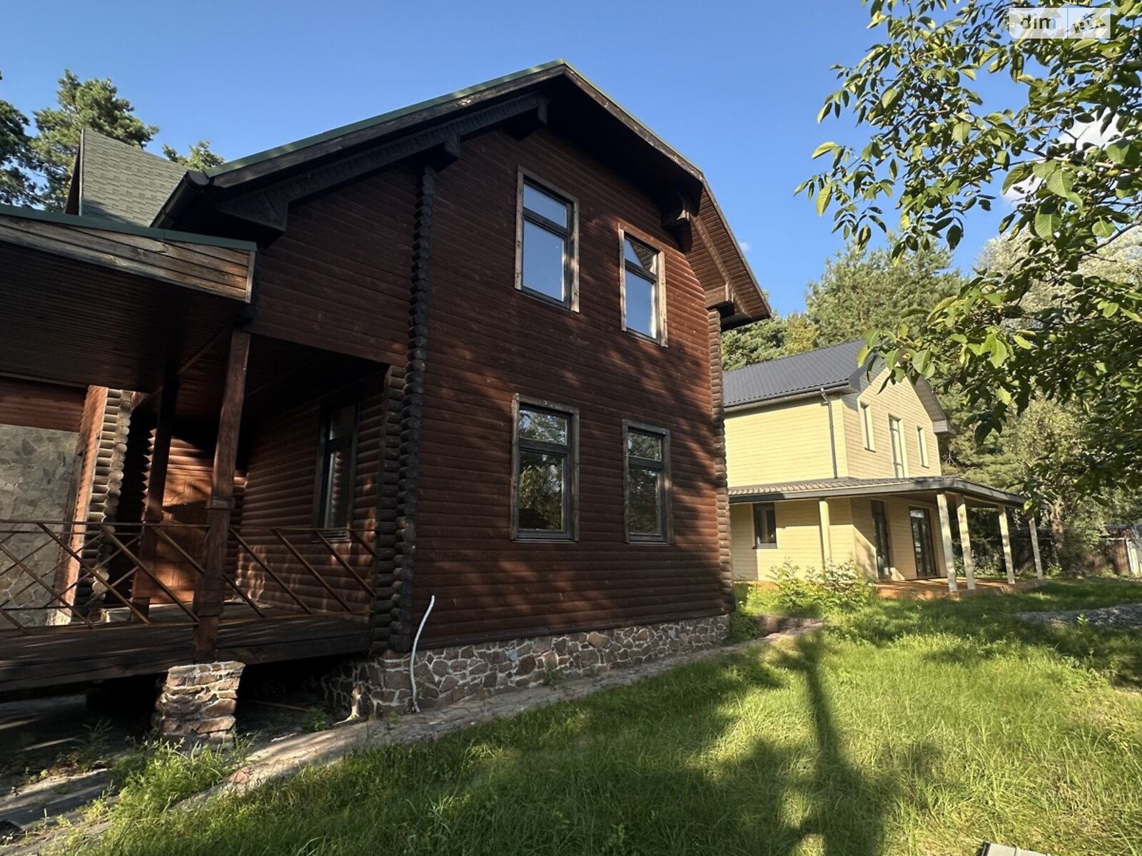 триповерховий будинок з верандою, 450 кв. м, газобетон. Продаж у Козині фото 1