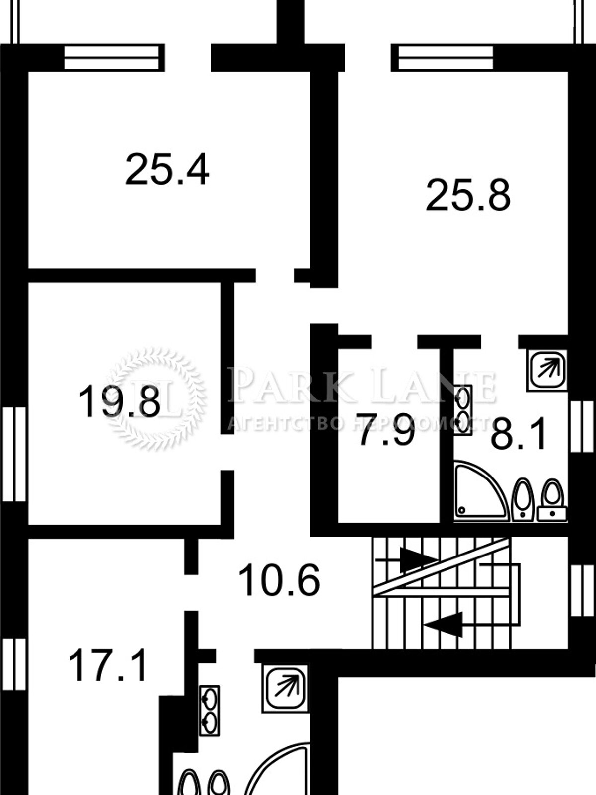 двоповерховий будинок з гаражем, 340 кв. м, цегла. Продаж у Обухові фото 1