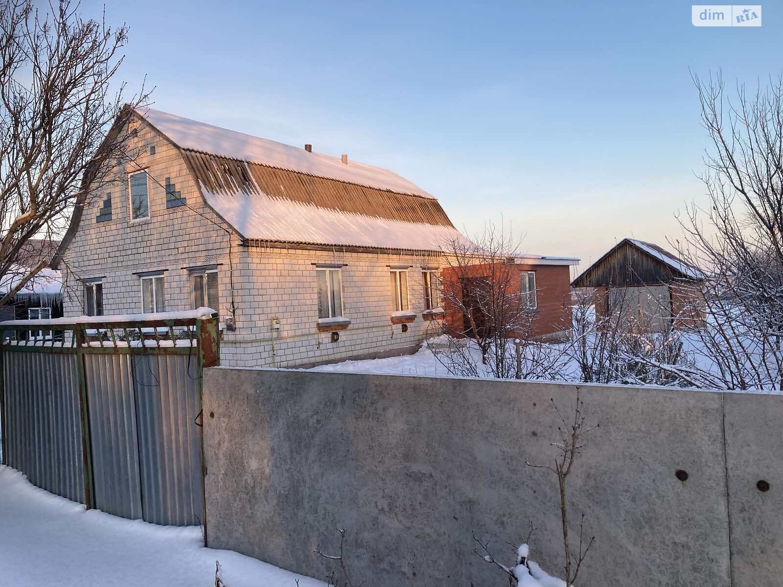 одноэтажный дом с отоплением, 110.4 кв. м, дерево и кирпич. Продажа в Обуховичах фото 1