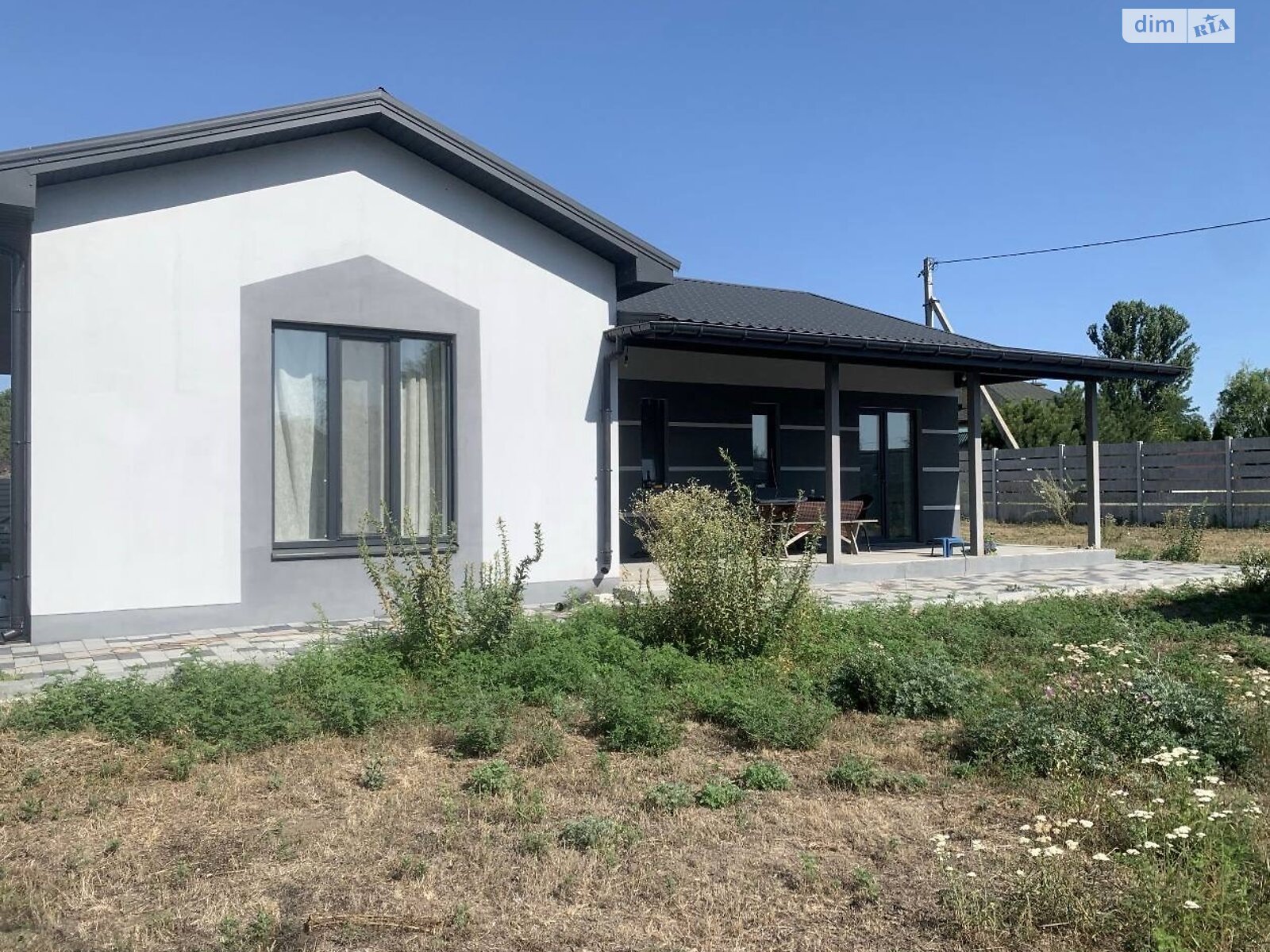 одноэтажный дом с верандой, 118 кв. м, газобетон. Продажа в Обуховке фото 1