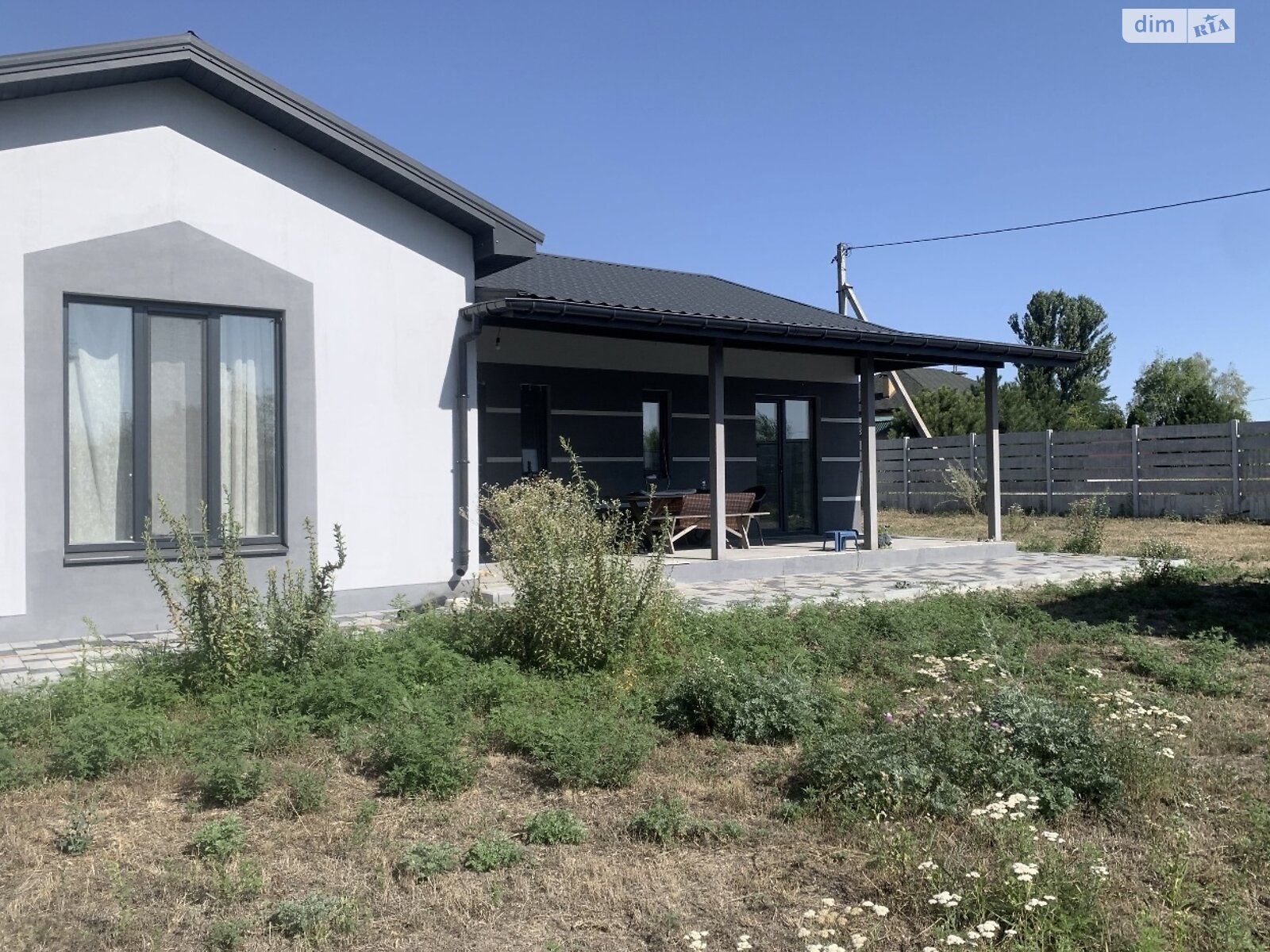 одноэтажный дом с верандой, 118 кв. м, газобетон. Продажа в Обуховке фото 1