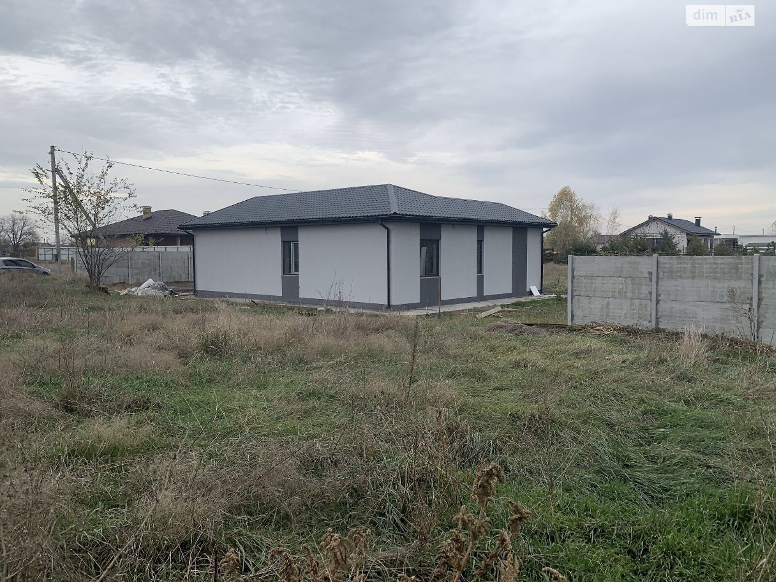 одноэтажный дом с верандой, 118 кв. м, газобетон. Продажа в Обуховке фото 1